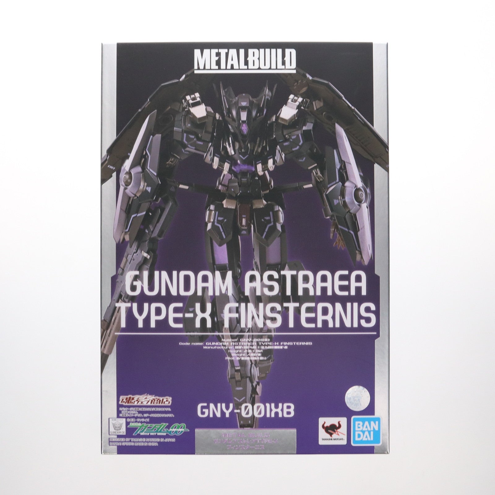 【中古即納】[FIG] 魂ウェブ商店限定 METAL BUILD ガンダムアストレアTYPE-Xフィンスターニス 機動戦士ガンダム00(ダブルオー) 完成品 可動フィギュア バンダイスピリッツ(20211231)