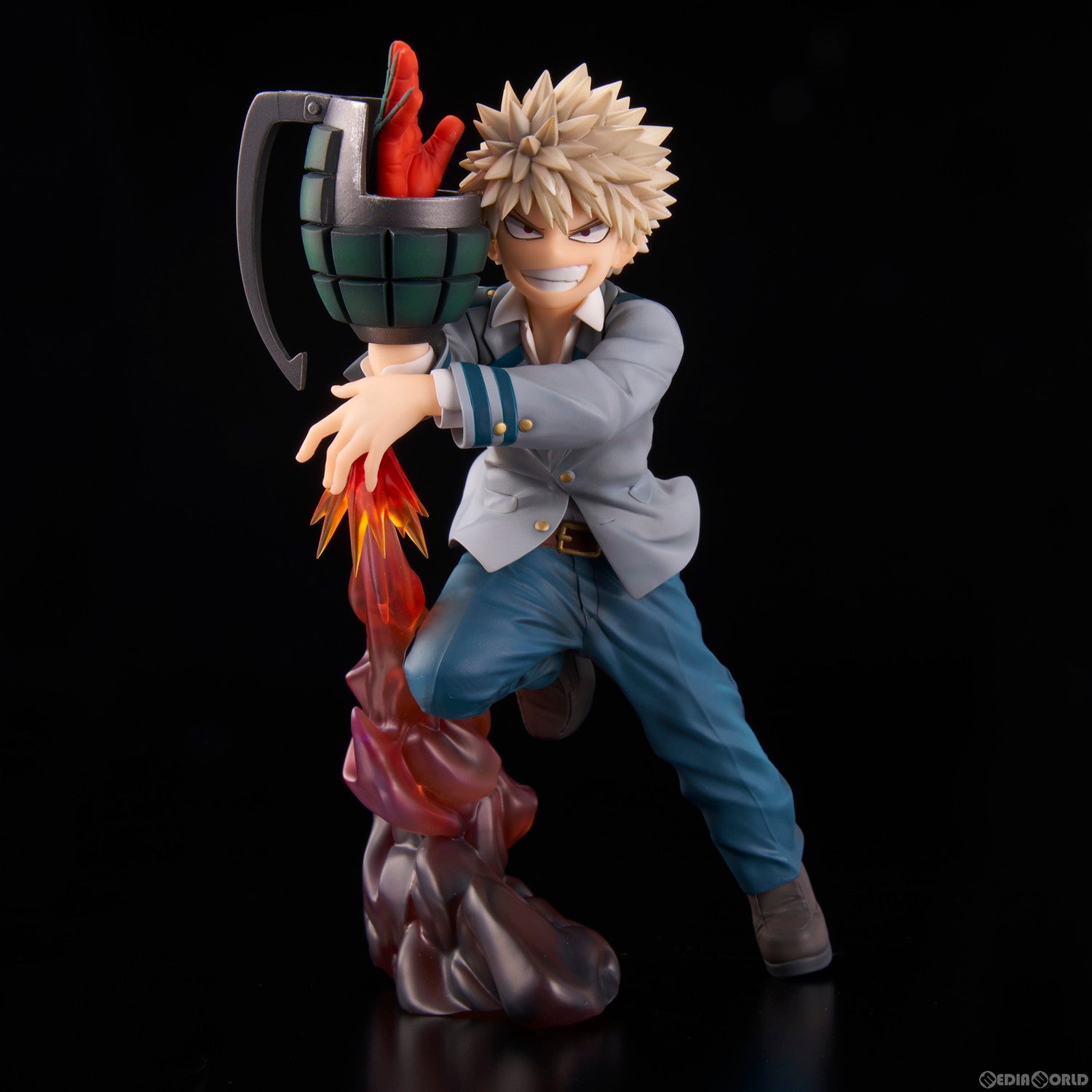 【中古即納】[FIG] 爆豪勝己(ばくごうかつき) 僕のヒーローアカデミア インターン編スケールフィギュア 完成品 ユニオンクリエイティブ(20230129)