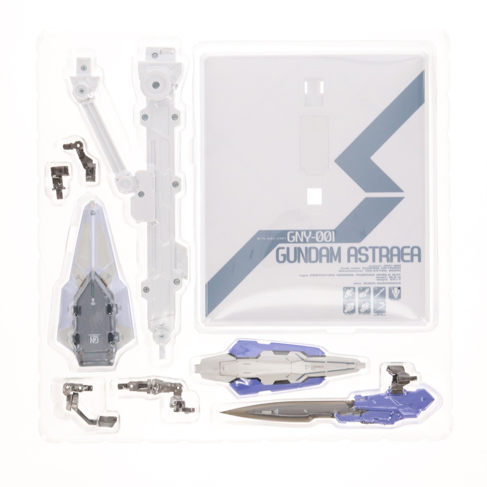 【中古即納】[FIG] 魂ウェブ商店限定 METAL BUILD ガンダムアストレア+プロトGNハイメガランチャー 機動戦士ガンダム00P(ダブルオーピー) 完成品 可動フィギュア バンダイスピリッツ(20190630)