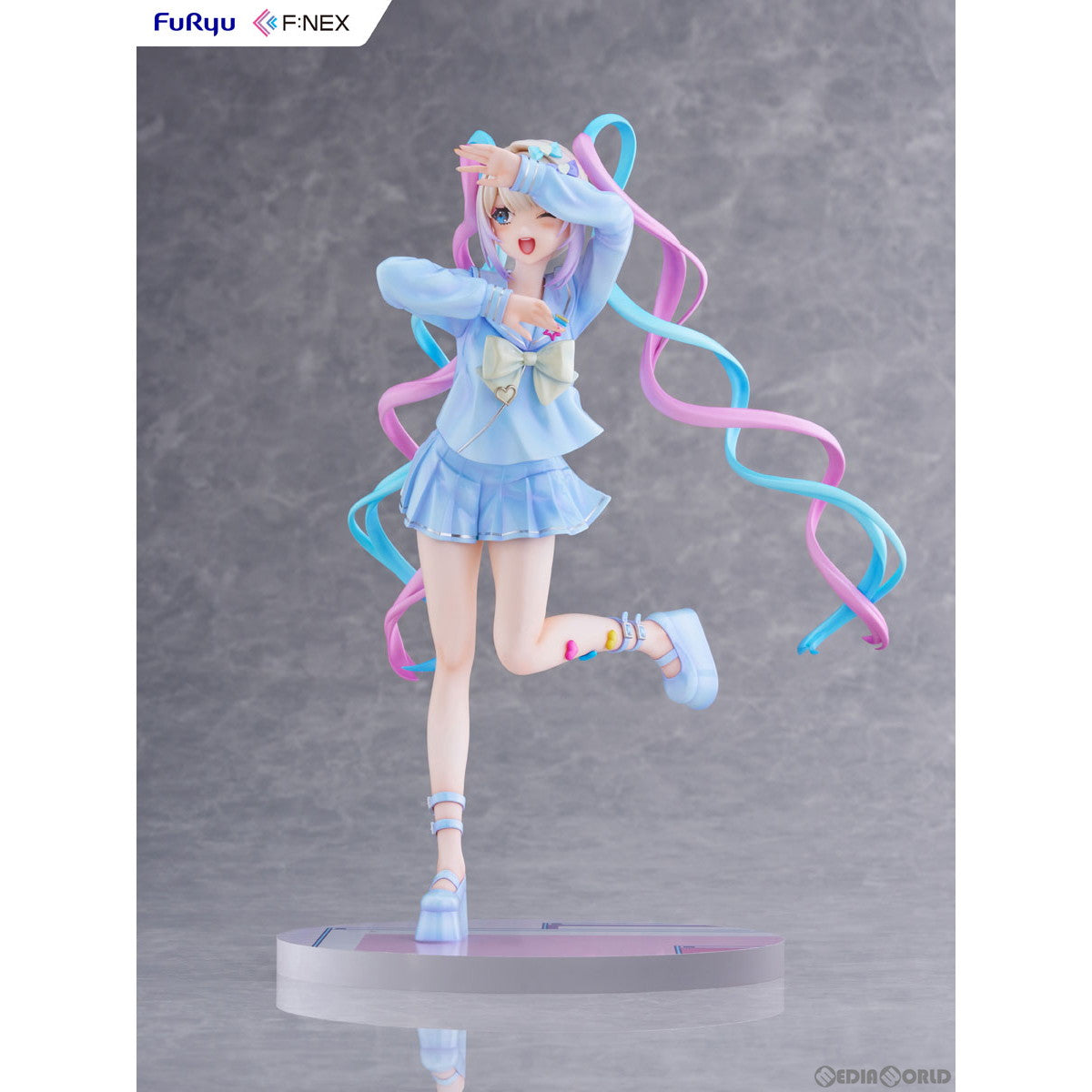 【中古即納】[FIG] 超絶最かわてんしちゃん NEEDY GIRL OVERDOSE(ニーディーガールオーバードーズ) 1/7 完成品 フィギュア(AMU-FNX1003) フリュー(20241018)