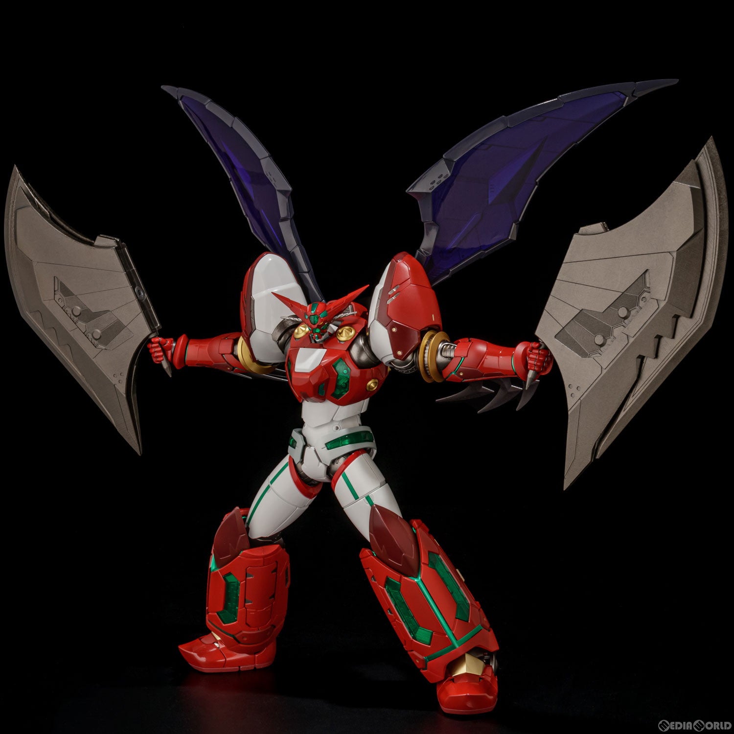 【中古即納】[FIG] RIOBOT 真ゲッター1 リニューアルver. 真ゲッターロボ 世界最後の日 完成品 可動フィギュア 千値練(せんちねる)(20240519)