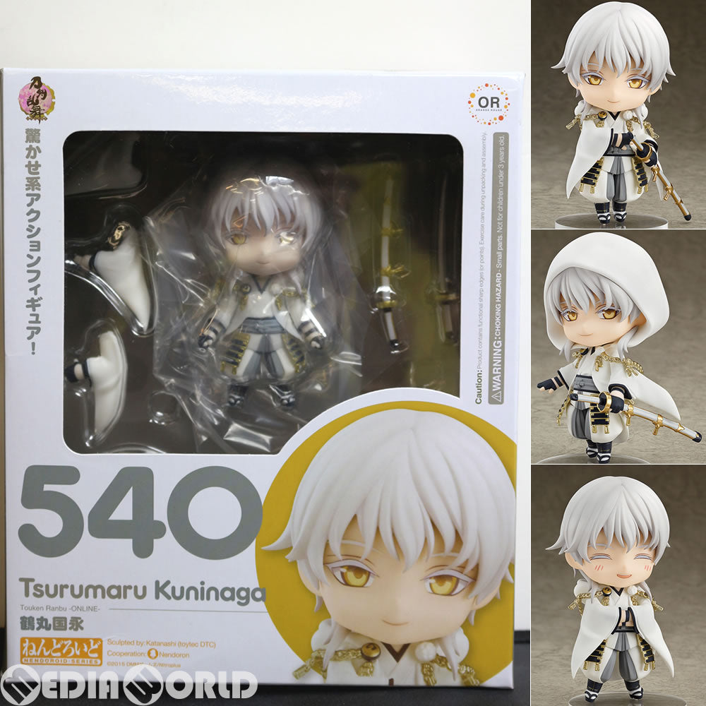 【中古即納】[FIG] ねんどろいど 540 鶴丸国永(つるまるくになが) 刀剣乱舞-ONLINE- 完成品 可動フィギュア オランジュ・ルージュ(20180209)