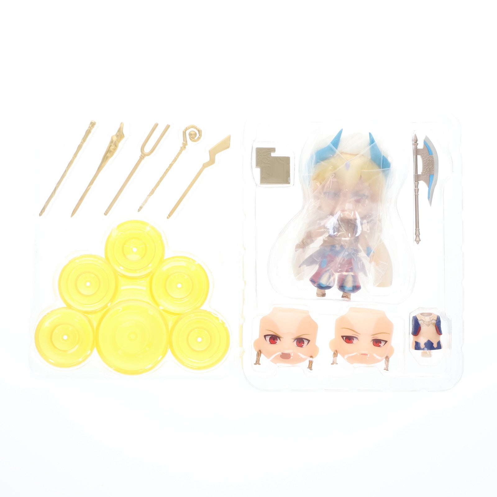 【中古即納】[FIG] ねんどろいど 990-DX キャスター/ギルガメッシュ 霊基再臨 Ver. Fate/Grand Order(フェイト/グランドオーダー) 完成品 可動フィギュア オランジュ・ルージュ(20190321)
