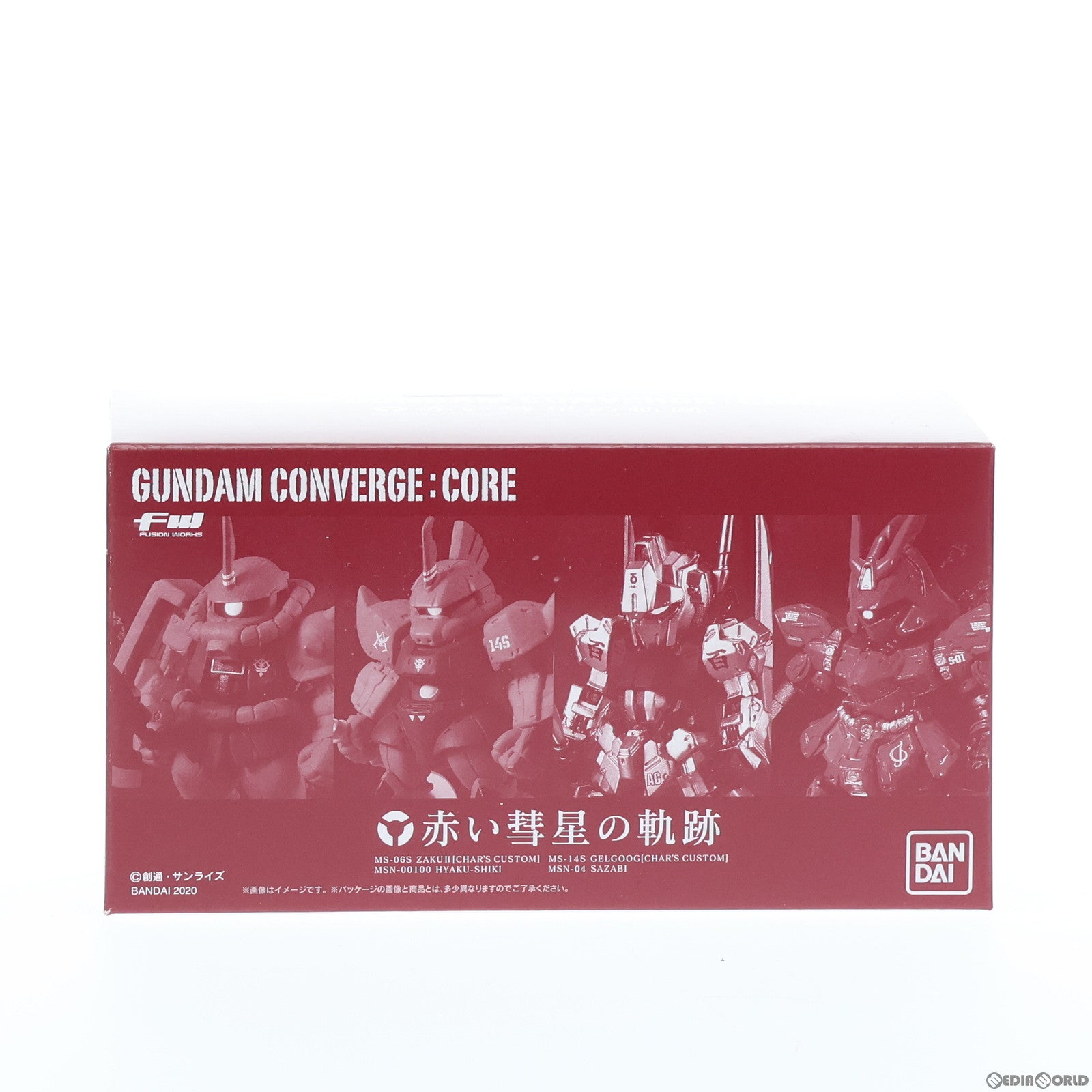 【中古即納】[FIG] (食玩) プレミアムバンダイ限定 FW GUNDAM CONVERGE:CORE 赤い彗星の軌跡 機動戦士ガンダム フィギュア バンダイ(20200831)