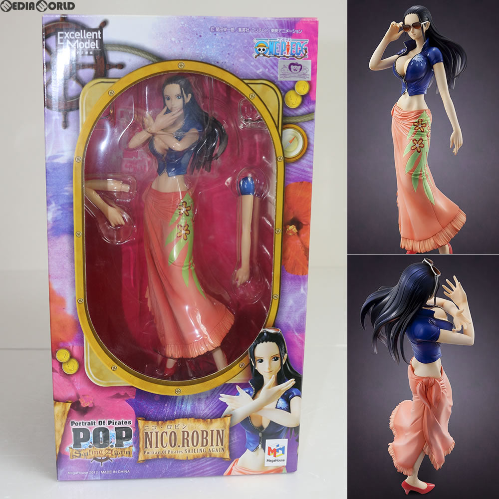 【中古即納】[FIG] Portrait.Of.Pirates P.O.P Sailing Again ニコ・ロビン ONE PIECE(ワンピース) 1/8 完成品 フィギュア メガハウス(20130929)
