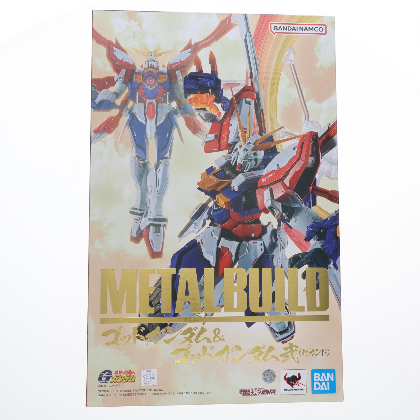 【中古即納】[FIG] 初期不良未対応 魂ウェブ商店限定 METAL BUILD ゴッドガンダム&ゴッドガンダム弐(セカンド) 機動武闘伝Gガンダム 完成品 可動フィギュア バンダイスピリッツ(20250825)