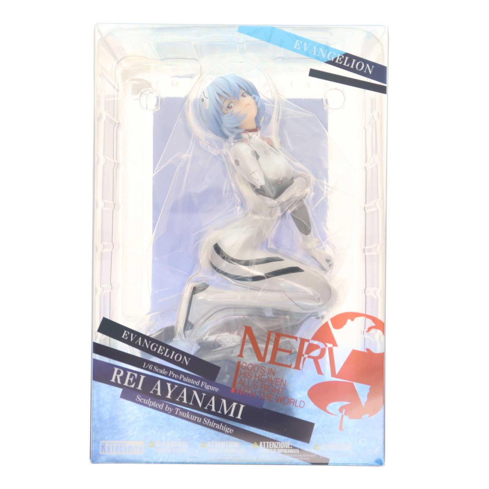 【中古即納】[FIG] 綾波レイ(あやなみれい) プラグスーツVer. ヱヴァンゲリヲン新劇場版 1/6 完成品 フィギュア(PP207) コトブキヤ(20121124)
