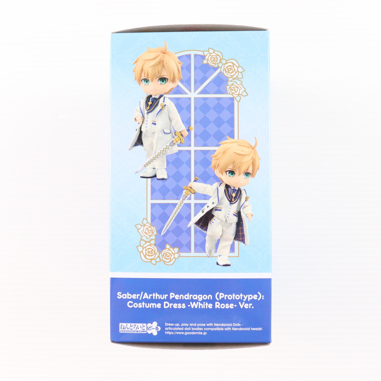 【中古即納】[FIG] ねんどろいどどーる セイバー/アーサー・ペンドラゴン〔プロトタイプ〕霊衣開放-ホワイトローズ- Ver. Fate/Grand Order(フェイト/グランドオーダー) 完成品 可動フィギュア オランジュ・ルージュ(20221222)