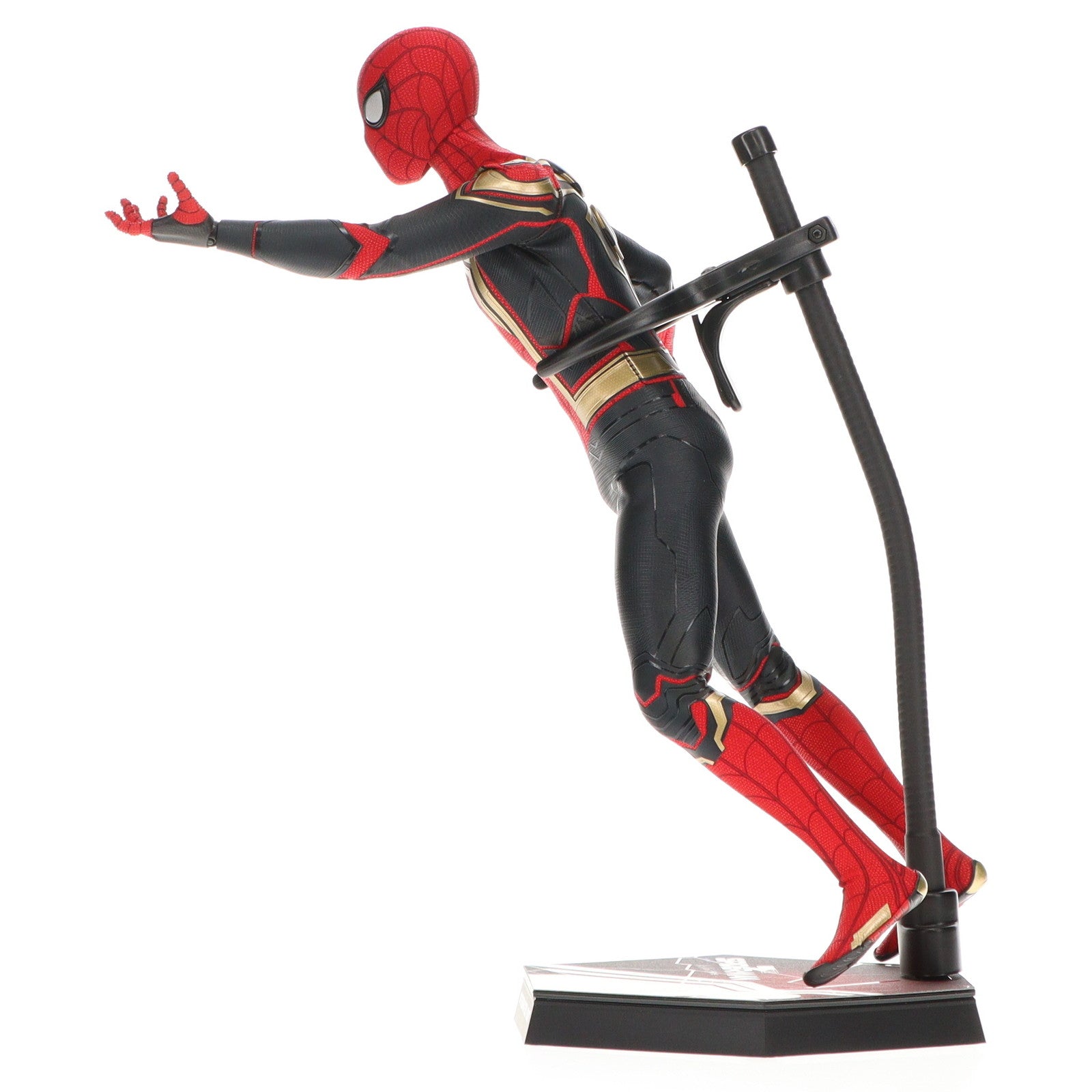 【中古即納】[FIG] ムービー・マスターピース スパイダーマン(インテグレーテッドスーツ版) スパイダーマン:ノー・ウェイ・ホーム 1/6 完成品 可動フィギュア(MMS623) ホットトイズ(20230126)