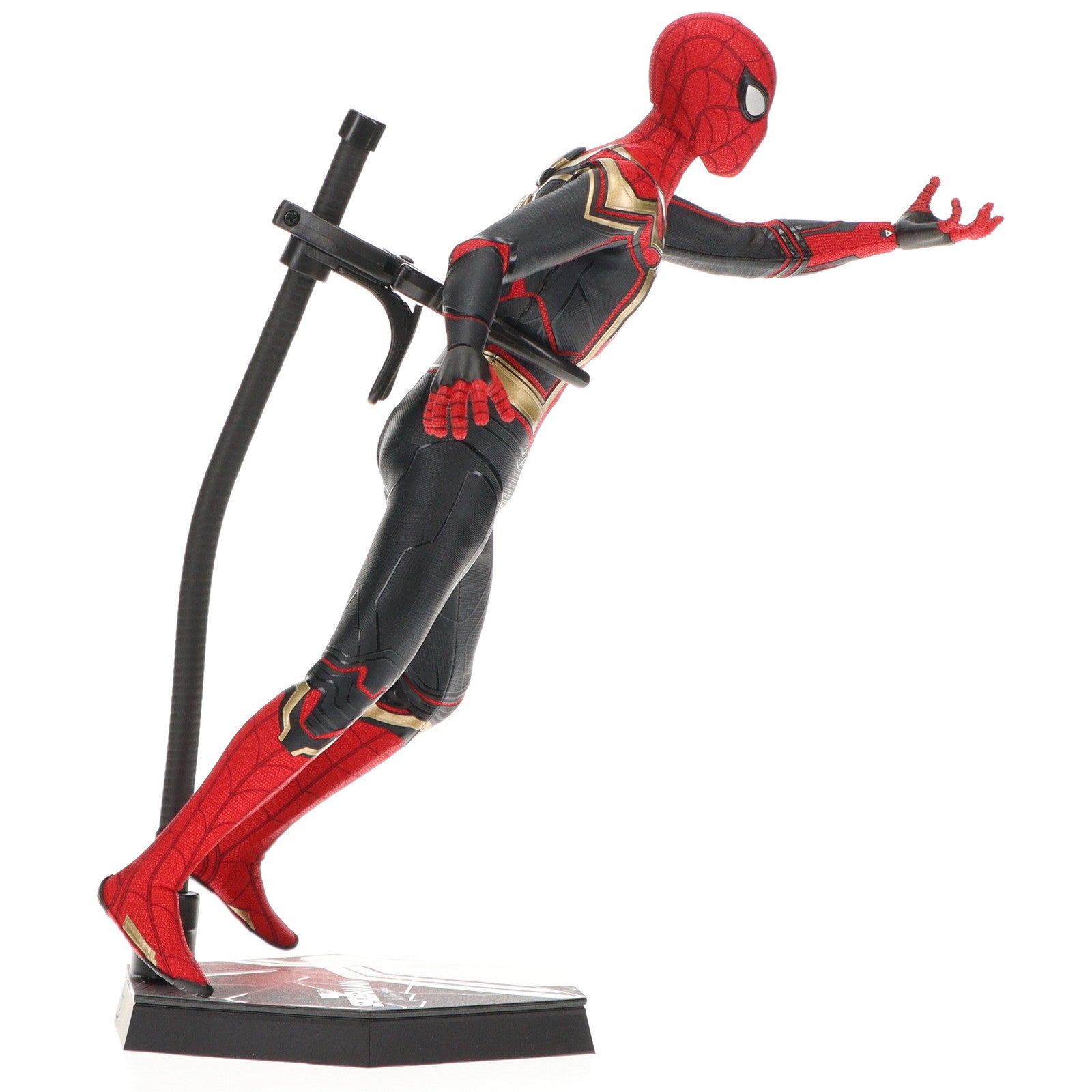 【中古即納】[FIG] ムービー・マスターピース スパイダーマン(インテグレーテッドスーツ版) スパイダーマン:ノー・ウェイ・ホーム 1/6 完成品 可動フィギュア(MMS623) ホットトイズ(20230126)
