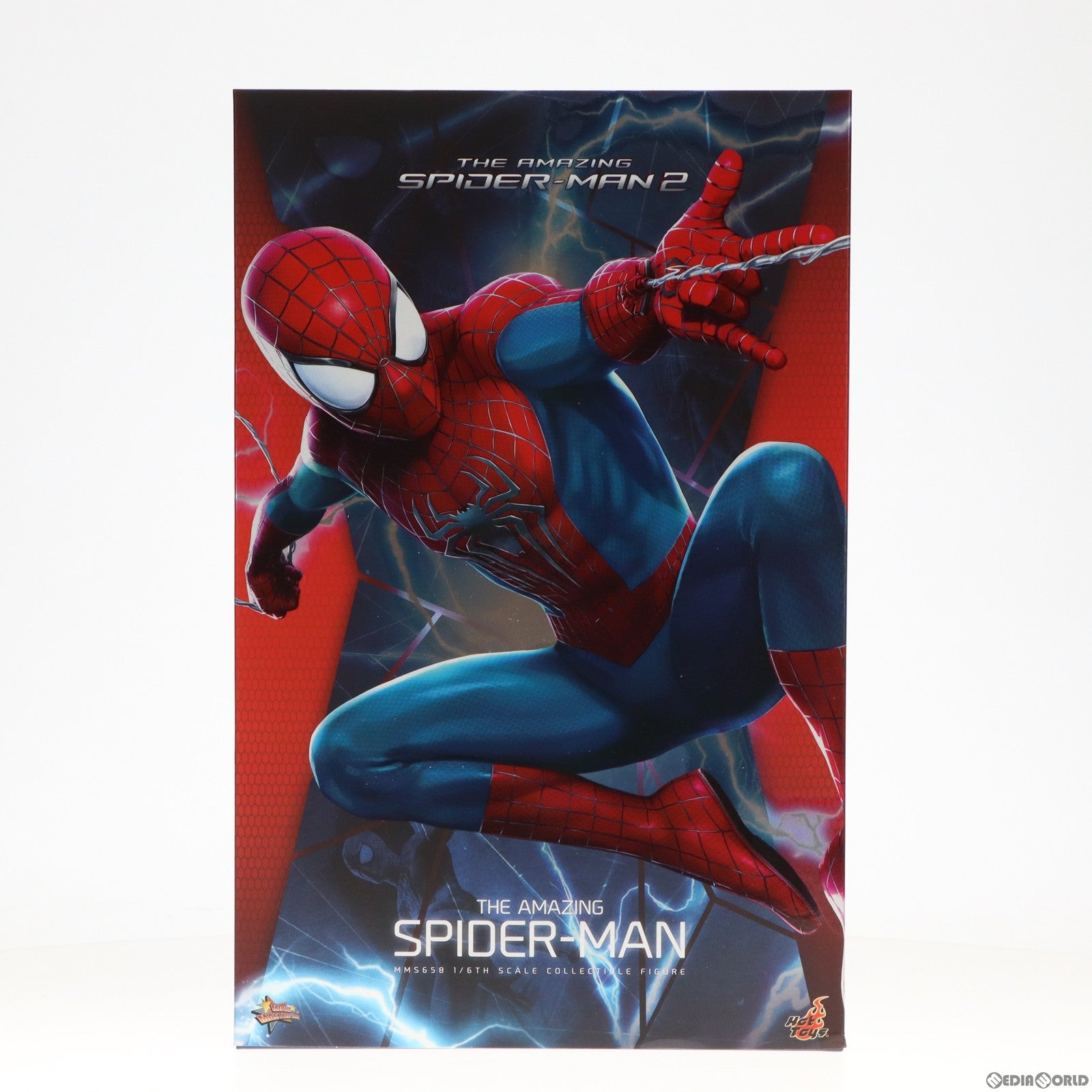 【中古即納】[FIG] ムービー・マスターピース アメイジング・スパイダーマン アメイジング・スパイダーマン2 1/6 完成品 アクションフィギュア(MMS658) ホットトイズ(20230902)