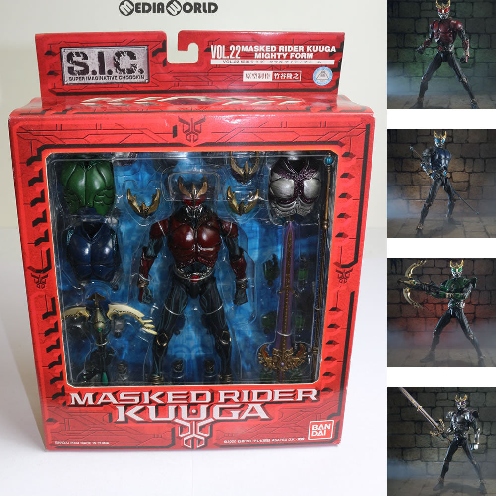 【中古即納】[FIG] S.I.C. VOL.22 仮面ライダークウガ マイティフォーム 完成品 可動フィギュア バンダイ(20040327)