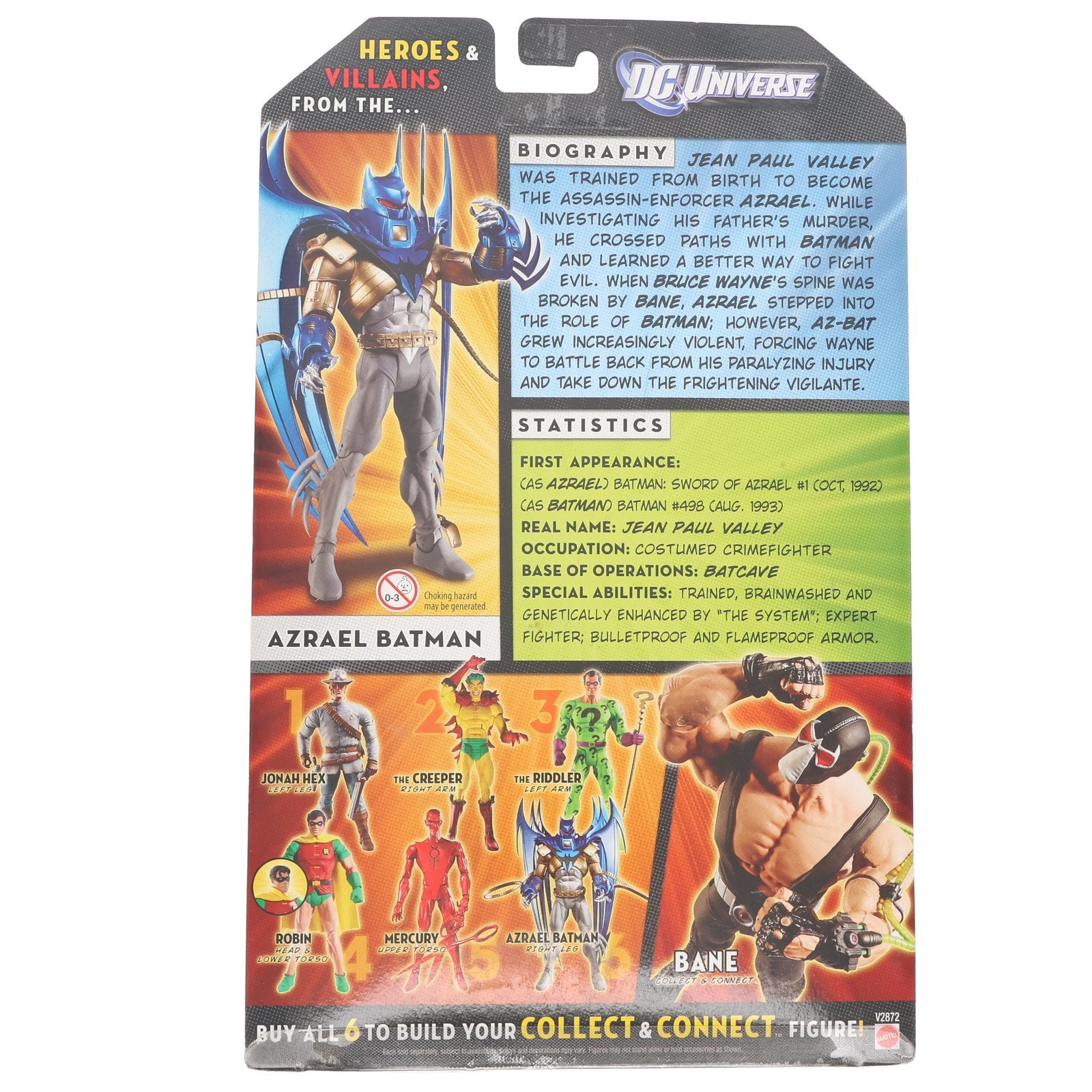【中古即納】[FIG] DC UNIVERSE CLASSICS(DCユニバース クラシックス) AZRAEL BATMAN(アズラエルバットマン) Knightfall WAVE 16 完成品 アクションフィギュア(V2872) マテル(20101231)