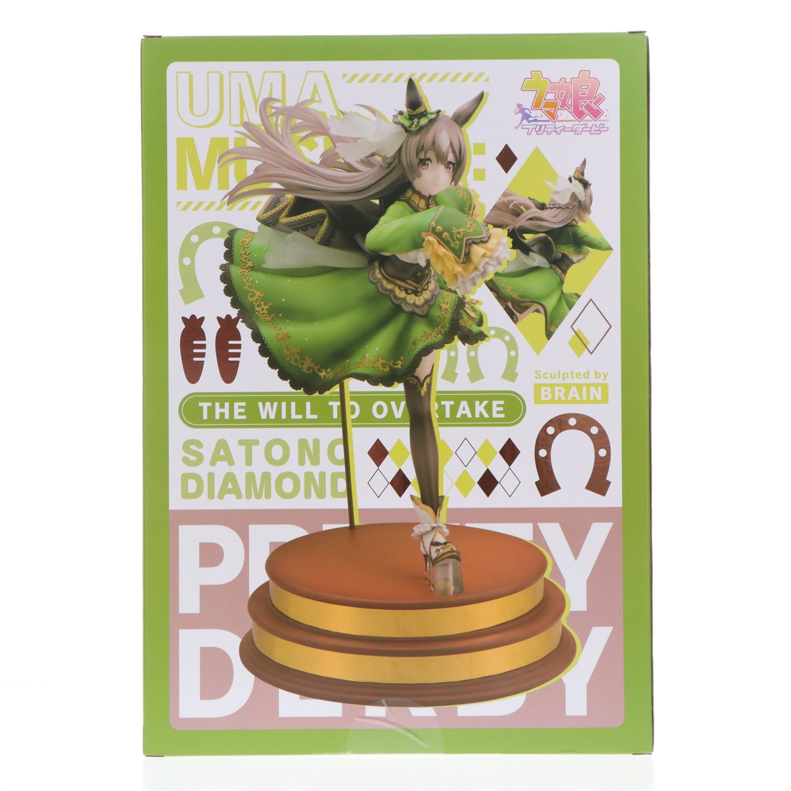 【中古即納】[FIG] コトブキヤショップ&CyStore&ABEMA Mart限定特典付属 [その背中を越えて]サトノダイヤモンド ウマ娘 プリティーダービー 1/7 完成品 フィギュア(PV052) コトブキヤ(20240628)