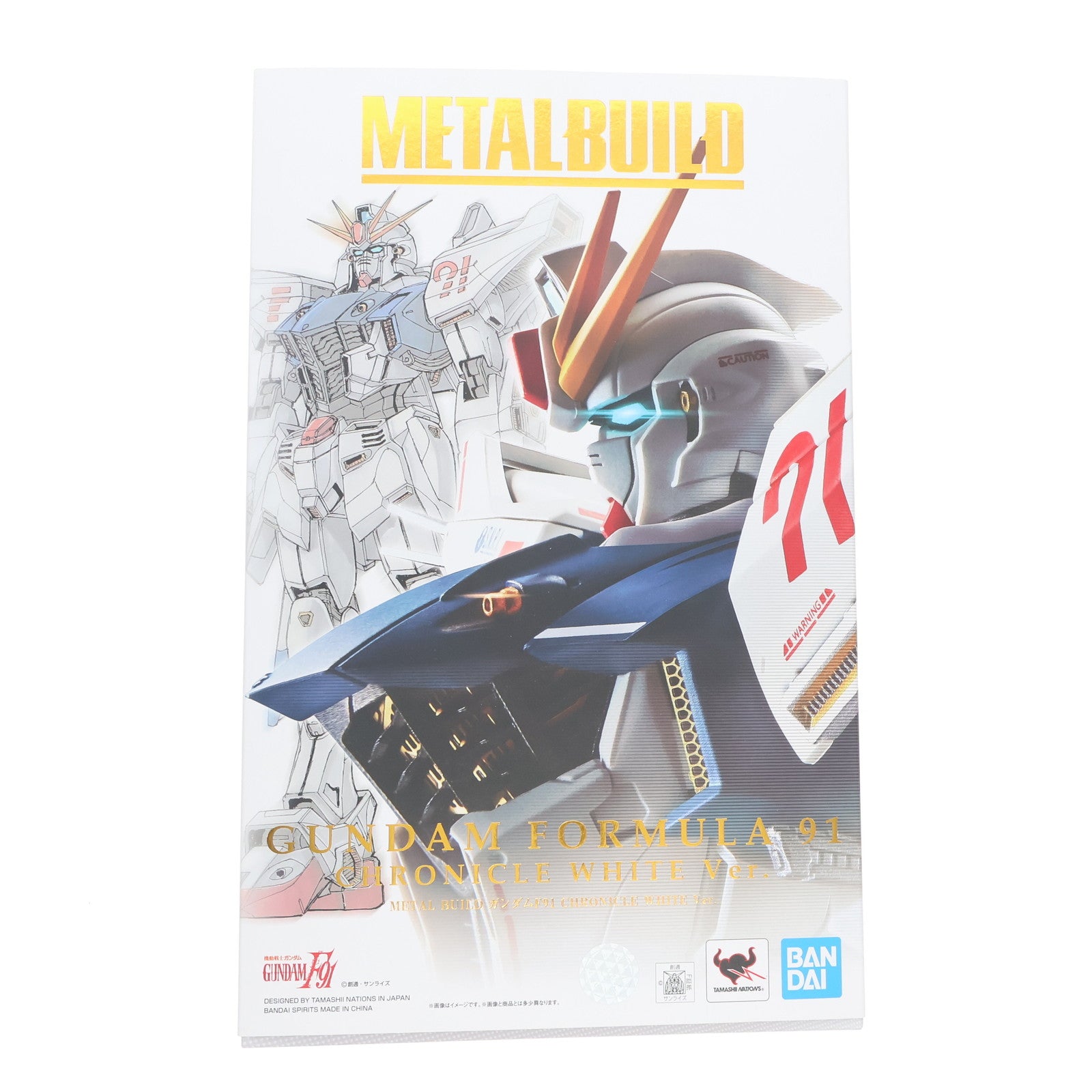 【中古即納】[FIG] METAL BUILD ガンダムF91 CHRONICLE WHITE Ver. 機動戦士ガンダムF91 完成品 可動フィギュア バンダイスピリッツ(20210327)