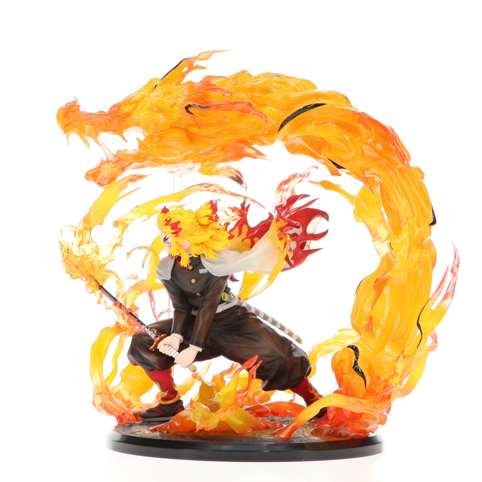 【中古即納】[FIG] ANIPLEX+限定 煉獄杏寿郎-炎の呼吸(れんごくきょうじゅろう) 奥義 玖ノ型・煉獄- 鬼滅の刃 無限列車編 1/8 完成品 フィギュア アニプレックス(20230831)