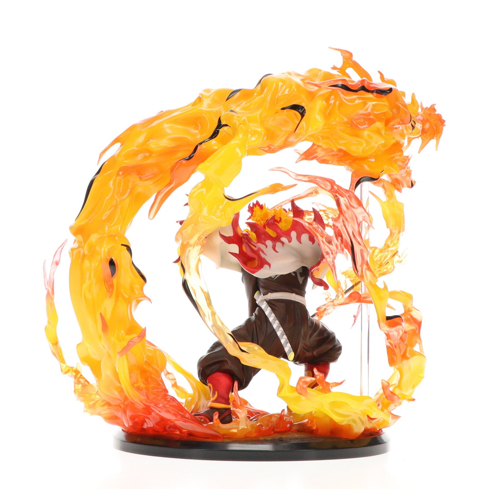 【中古即納】[FIG] ANIPLEX+限定 煉獄杏寿郎-炎の呼吸(れんごくきょうじゅろう) 奥義 玖ノ型・煉獄- 鬼滅の刃 無限列車編 1/8 完成品 フィギュア アニプレックス(20230831)