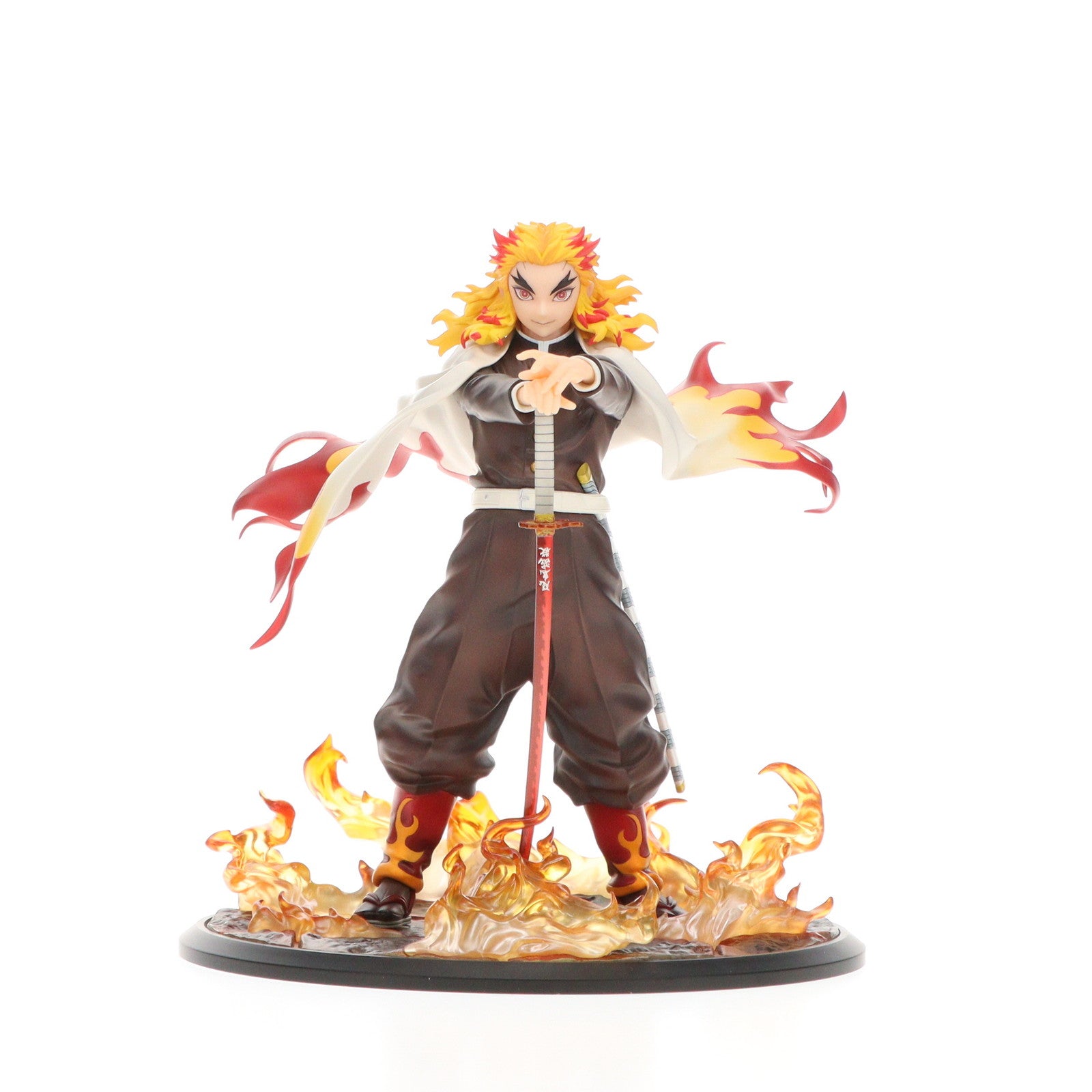 【中古即納】[FIG] ANIPLEX+限定 煉獄杏寿郎(れんごくきょうじゅろう) 劇場版「鬼滅の刃」無限列車編 1/8 完成品 フィギュア(MD19-1111001) アニプレックス(20210831)