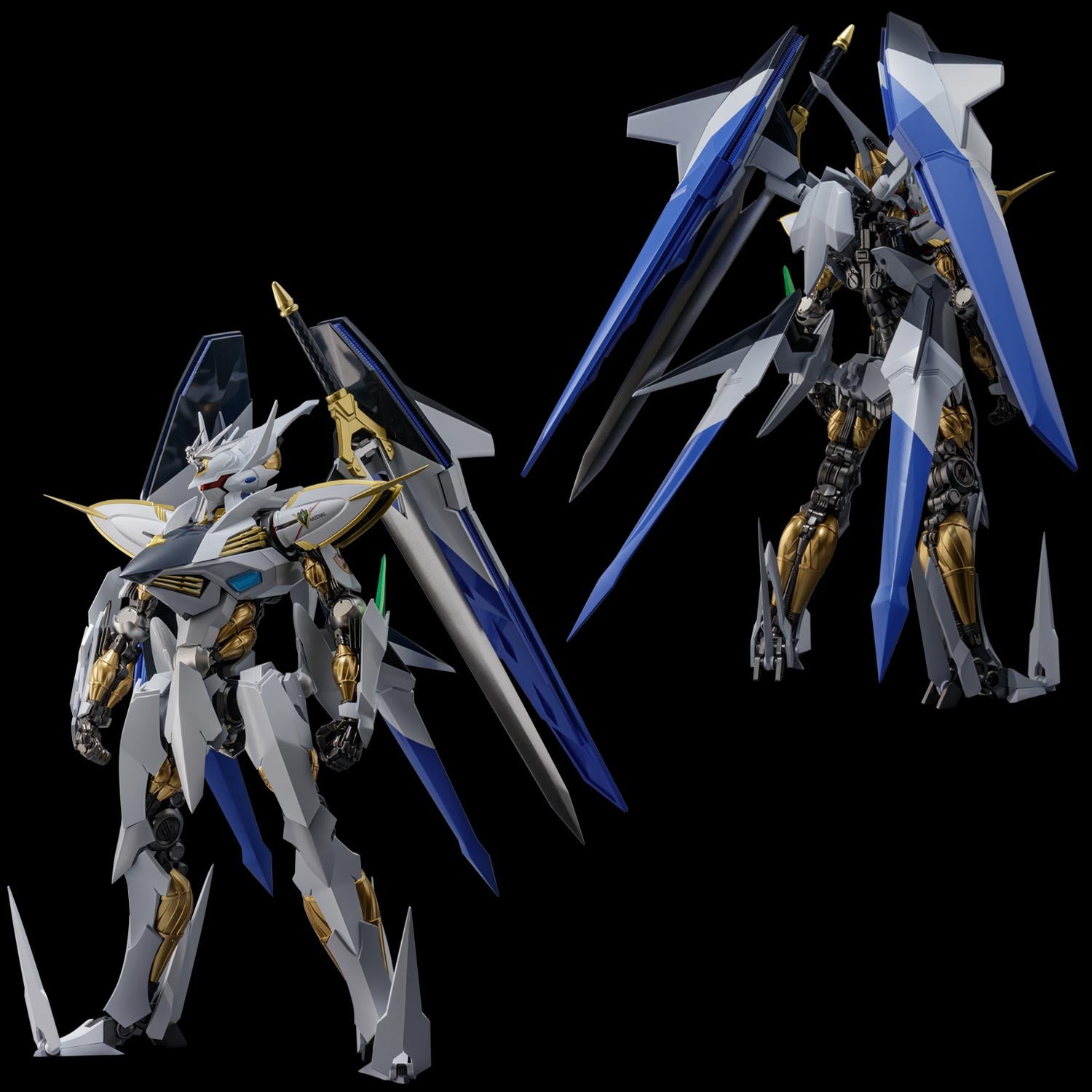 【中古即納】[FIG] RIOBOT ヴィルキス クロスアンジュ 天使と竜の輪舞 完成品 可動フィギュア 千値練(せんちねる)(20241224)