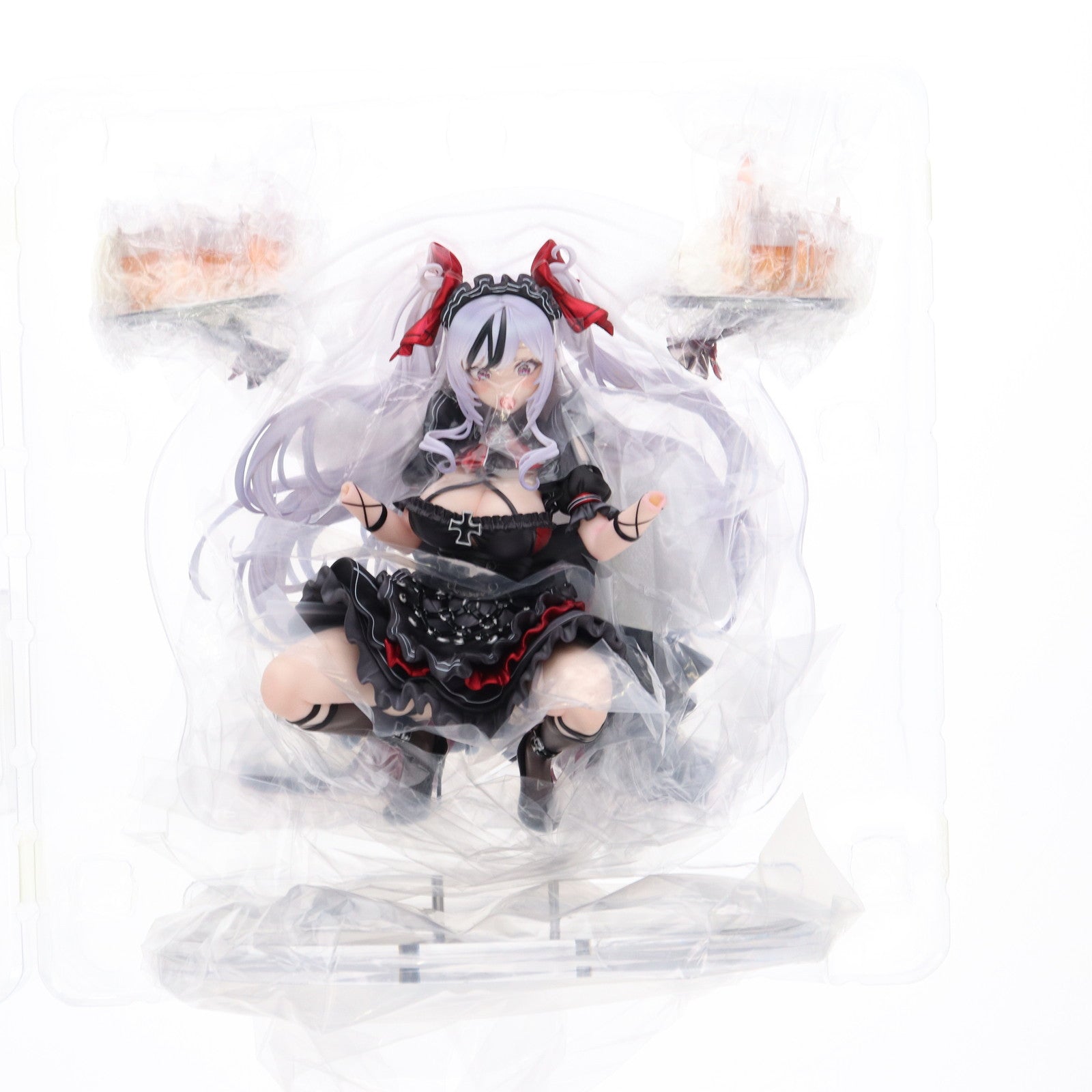 【中古即納】[FIG] ポスター無しフェイスパーツ付属 エルベ 見せ場訪れず? あみあみ限定版 アズールレーン 1/7 完成品 フィギュア GOLDENHEAD+(ゴールデンヘッドプラス)(20250731)