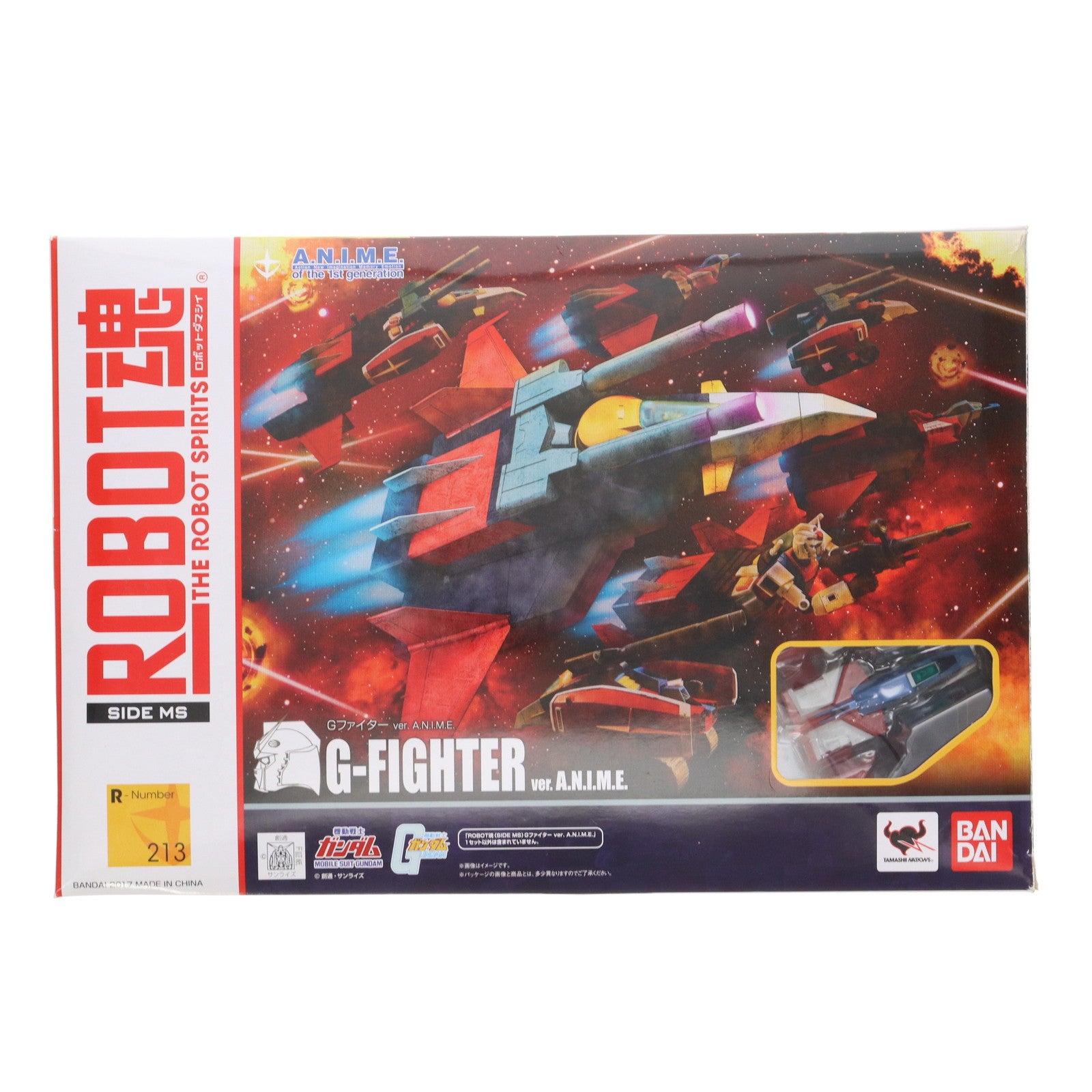 【中古即納】[FIG] ROBOT魂(SIDE MS) Gファイター ver. A.N.I.M.E. 機動戦士ガンダム 完成品 可動フィギュア バンダイ(20170623)