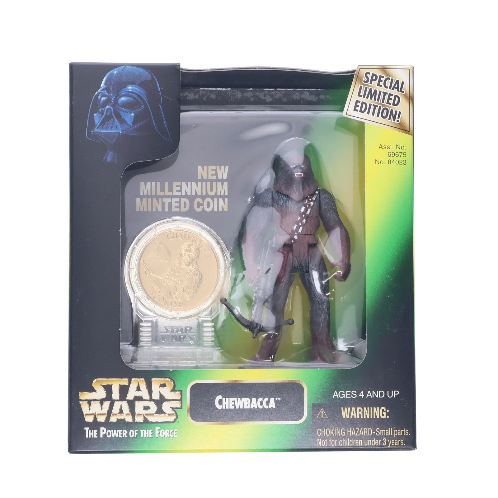 【中古即納】[FIG] チューバッカ STAR WARS(スター・ウォーズ) パワー・オブ・ザ・フォース SPECIAL LIMITED EDITION NEW MILLENNIUM MINTED COIN COLLECTION 完成品 可動フィギュア(84023) Kenner(ケナー)(19971231)