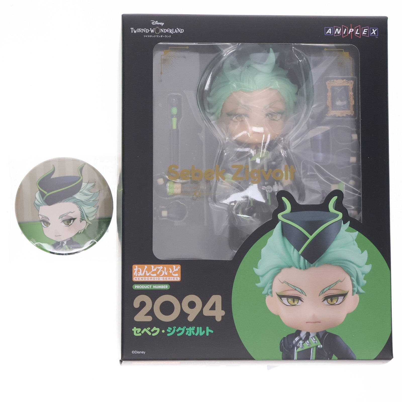 【中古即納】[FIG] 予約特典付属 ねんどろいど 2094 セベク・ジグボルト ディズニー ツイステッドワンダーランド 完成品 可動フィギュア GOODSMILE ONLINE SHOP&ANIPLEX+限定 アニプレックス(20230930)