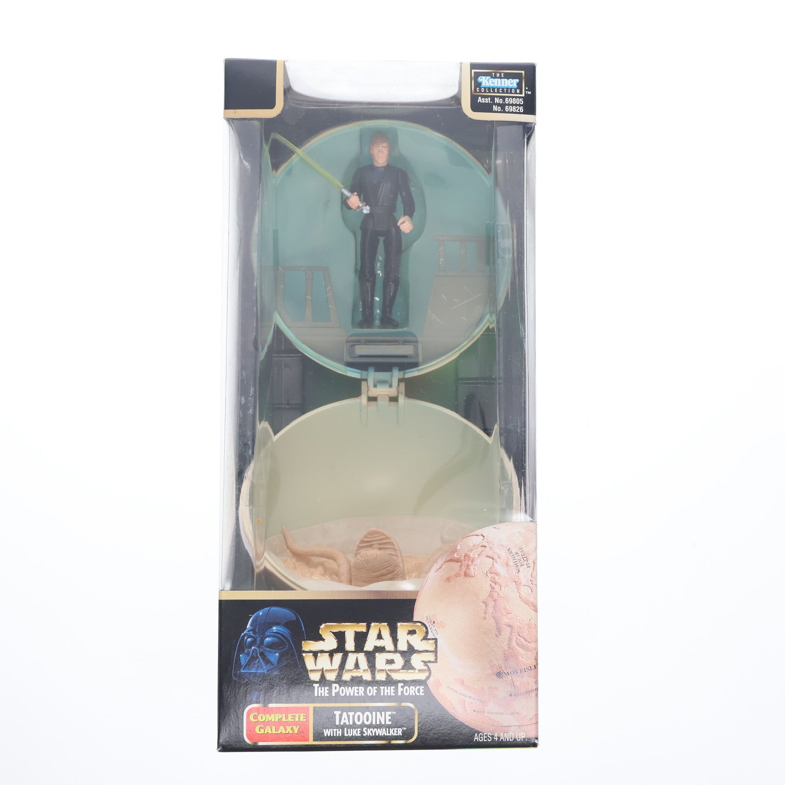 【中古即納】[FIG] スター・ウォーズ パワー・オブ・ザ・フォース ベーシックフィギュア タトゥイーンwithルーク・スカイウォーカー STAR WARS 完成品 可動フィギュア(69826) Kenner(ケナー)(19991231)