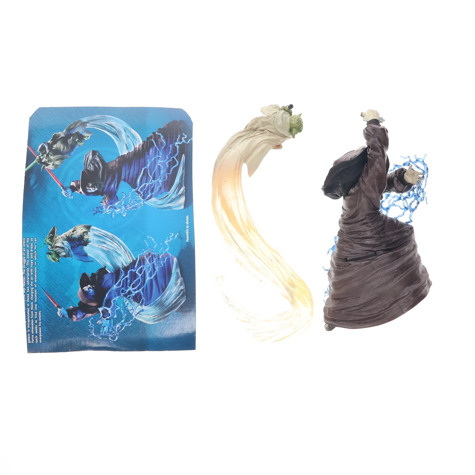【中古即納】[FIG] パルパティーンvsヨーダ STAR WARS(スター・ウォーズ) エピソード3/シスの復讐 完成品 Unleashedフィギュア ハズブロ(19991231)