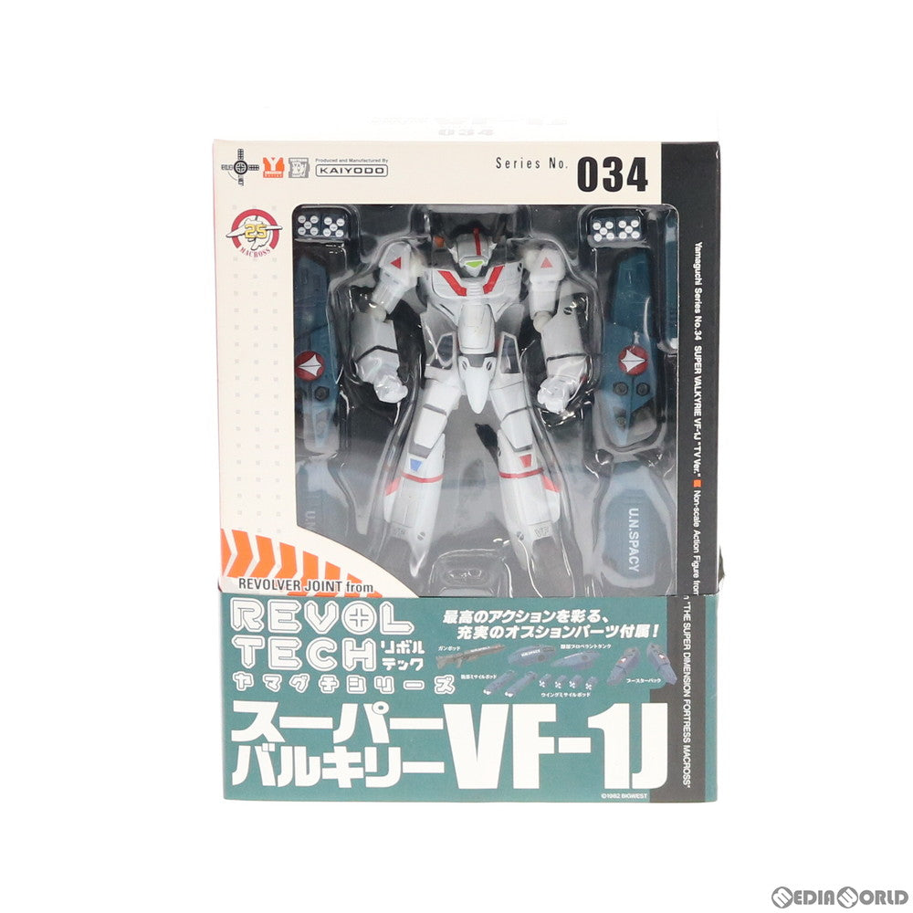 【中古即納】[FIG] リボルテックヤマグチ No.034 TV版 スーパーバルキリーVF-1J 一条輝機 超時空要塞マクロス 完成品 可動フィギュア 海洋堂(20070915)