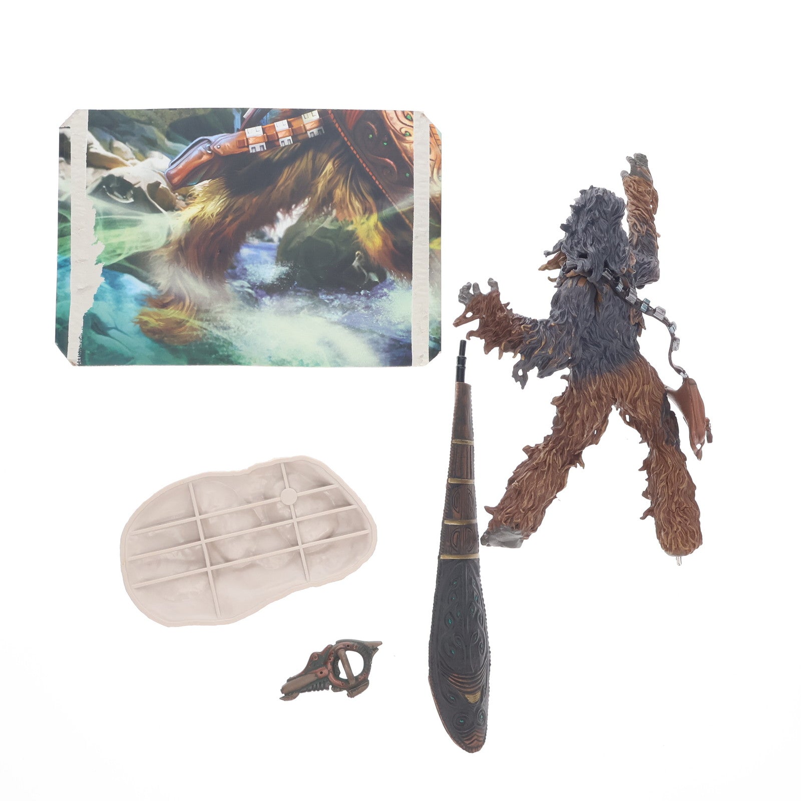【中古即納】[FIG] スター・ウォーズ Unleashed フィギュア チューバッカ STAR WARS 完成品 フィギュア(84733) トミーダイレクト(20041231)