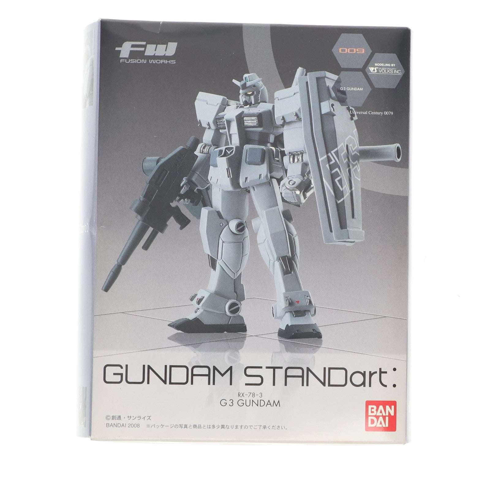 【中古即納】[FIG] (単品)(食玩) RX-78-3 G-3ガンダム FW GUNDAM STANDart:3 機動戦士ガンダム フィギュア バンダイ(20081001)