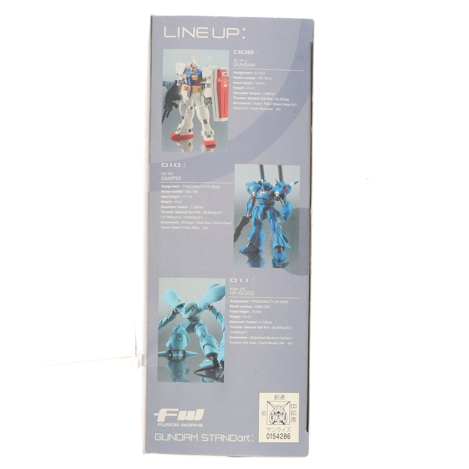 【中古即納】[FIG] (単品)(食玩) RX-78-3 G-3ガンダム FW GUNDAM STANDart:3 機動戦士ガンダム フィギュア バンダイ(20081001)