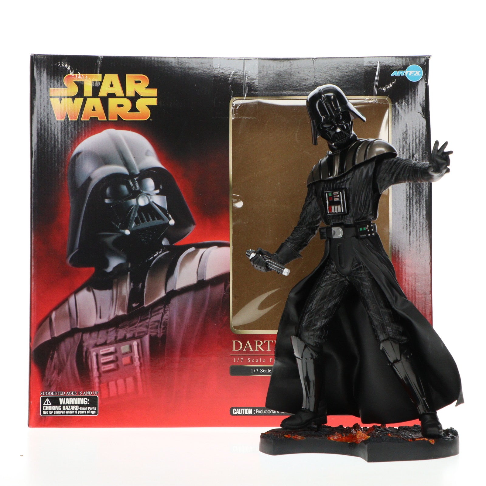 【中古即納】[SFT] 初期不良未対応 ARTFX ダース・ベイダー(EP3 ver.) STAR WARS(スター・ウォーズ) エピソード3/シスの復讐 1/7 簡易組立キット ソフビフィギュア(SW20) コトブキヤ(20050731)