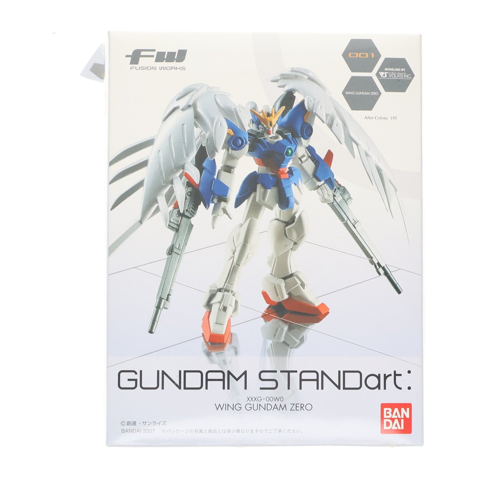 【中古即納】[FIG] (単品)(食玩) XXXG-00W0 ウイングガンダムゼロ FW GUNDAM STANDart:1 新機動戦記ガンダムW(ウイング) フィギュア バンダイ(20071119)