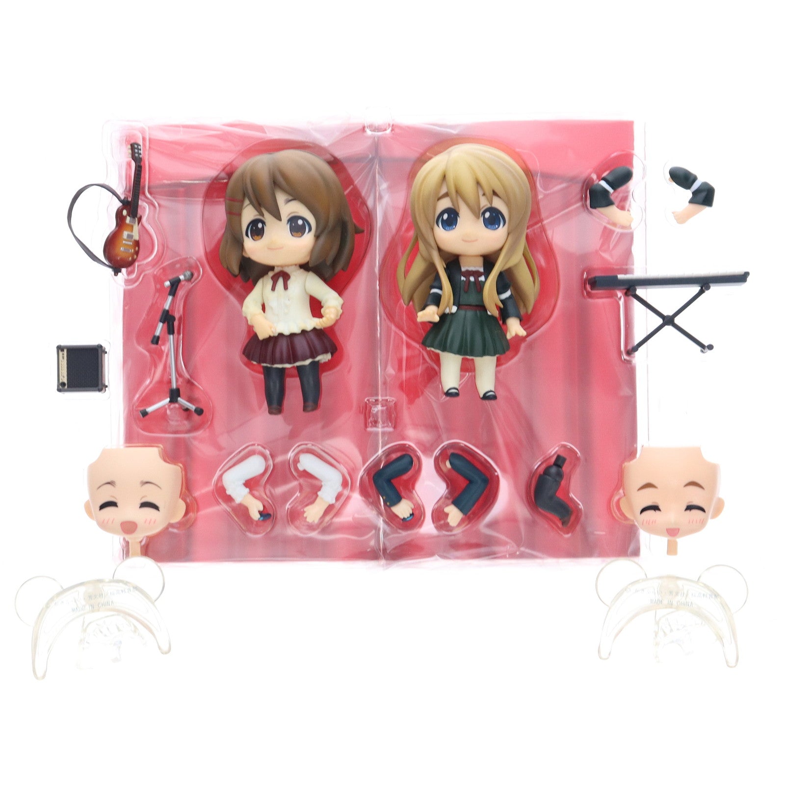 【中古即納】[FIG] ねんどろいど 110 唯&紬(ゆい&つむぎ) ライブステージセット けいおん! 完成品 可動フィギュア グッドスマイルカンパニー(20100725)