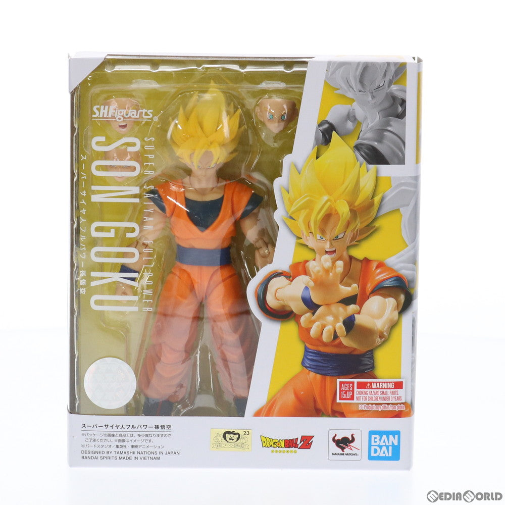 【中古即納】[FIG] (再販) S.H.Figuarts(フィギュアーツ) スーパーサイヤ人フルパワー 孫悟空 ドラゴンボールZ 完成品 可動フィギュア バンダイスピリッツ(20210626)