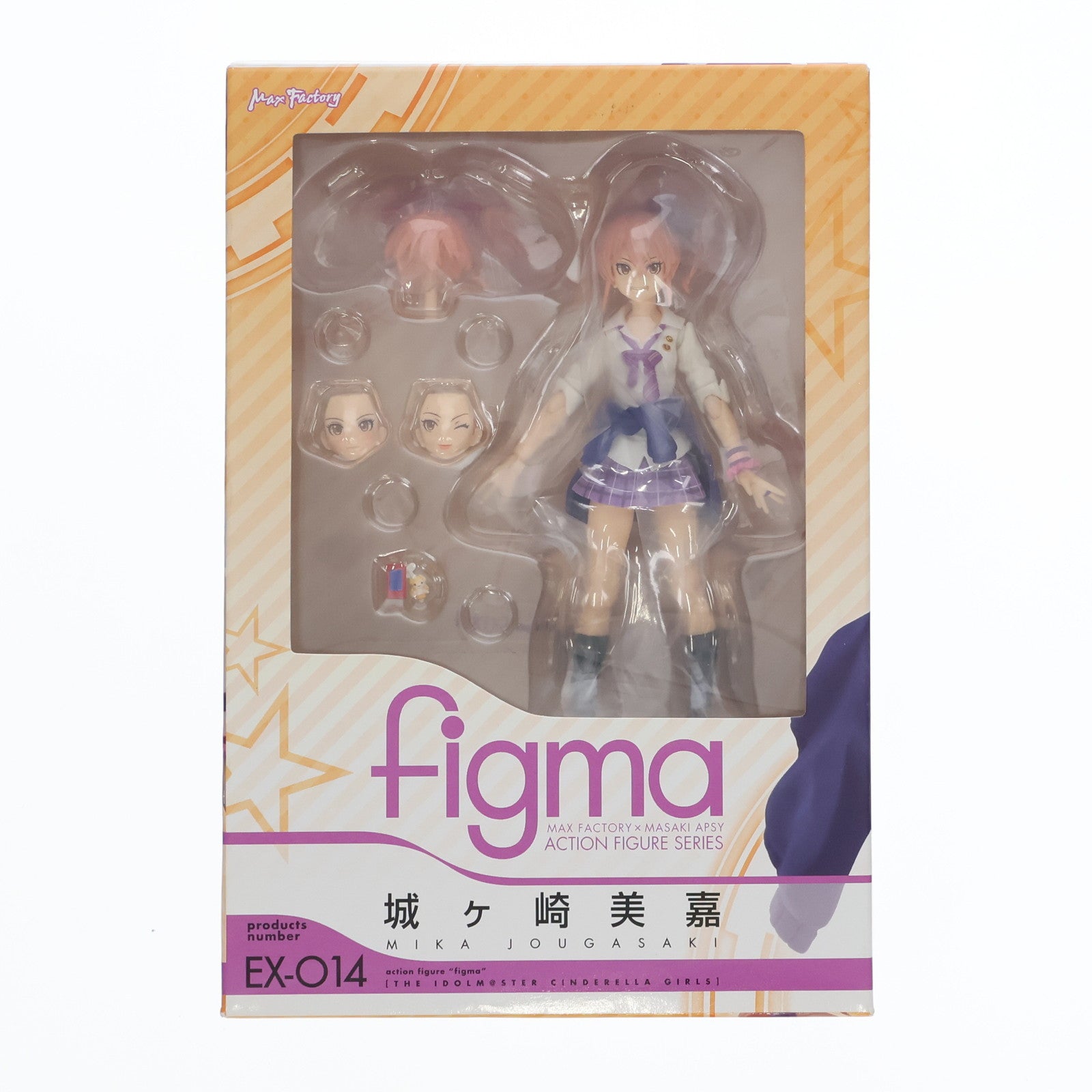 【中古即納】[FIG] ワンフェス2013夏&GOODSMILE ONLINE SHOP限定 figma(フィグマ)EX-014 城ヶ崎美嘉(じょうがさきみか) アイドルマスター シンデレラガールズ 完成品 可動フィギュア マックスファクトリー(20131130)