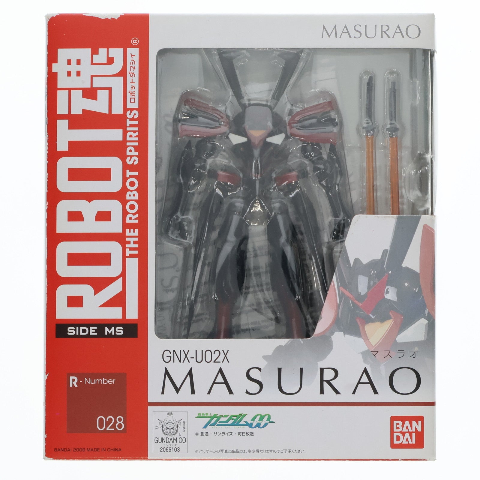 【中古即納】[FIG] ROBOT魂(SIDE MS) マスラオ 機動戦士ガンダム00(ダブルオー) 完成品 可動フィギュア バンダイ(20101120)