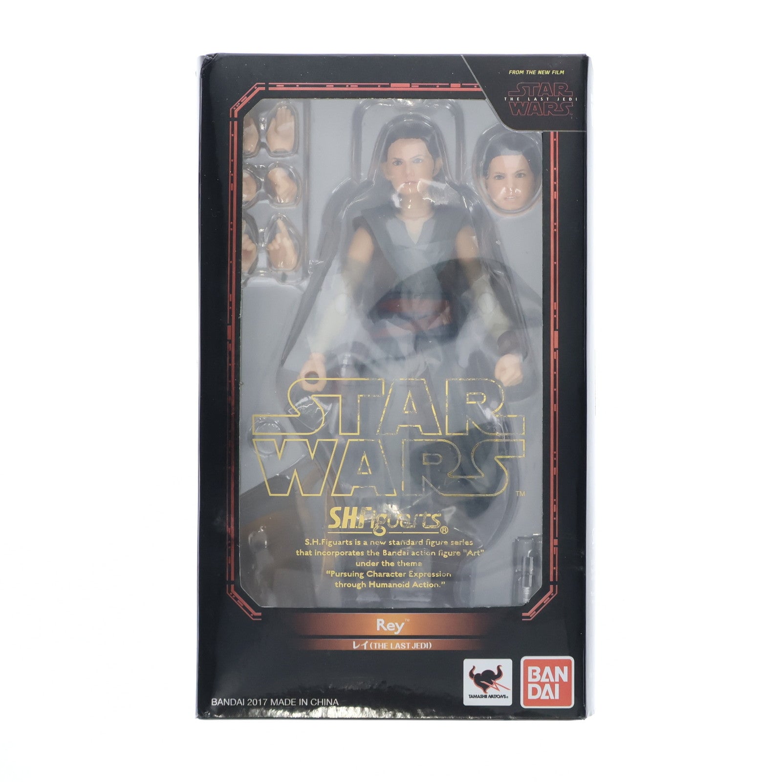 【中古即納】[FIG] S.H.Figuarts(フィギュアーツ) レイ(THE LAST JEDI) STAR WARS(スター・ウォーズ) エピソード8/最後のジェダイ 完成品 可動フィギュア バンダイ(20171215)