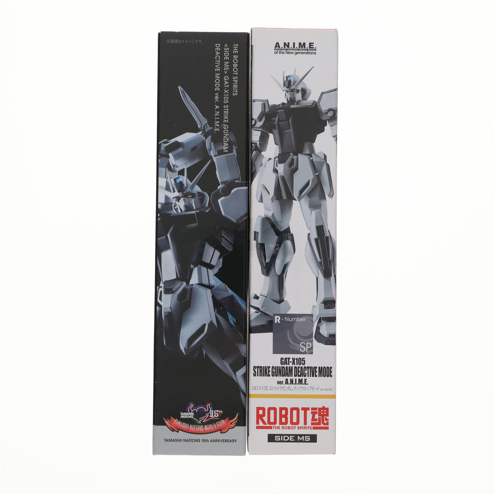 【中古即納】[FIG] ROBOT魂(SIDE MS) ストライクガンダム ディアクティブモード ver. A.N.I.M.E. 機動戦士ガンダムSEED(シード) 完成品 可動フィギュア TAMASHII NATIONS WORLD TOUR -TAMASHII NATIONS 15th ANNIVERSARY限定 バンダイスピリッツ(20230430)