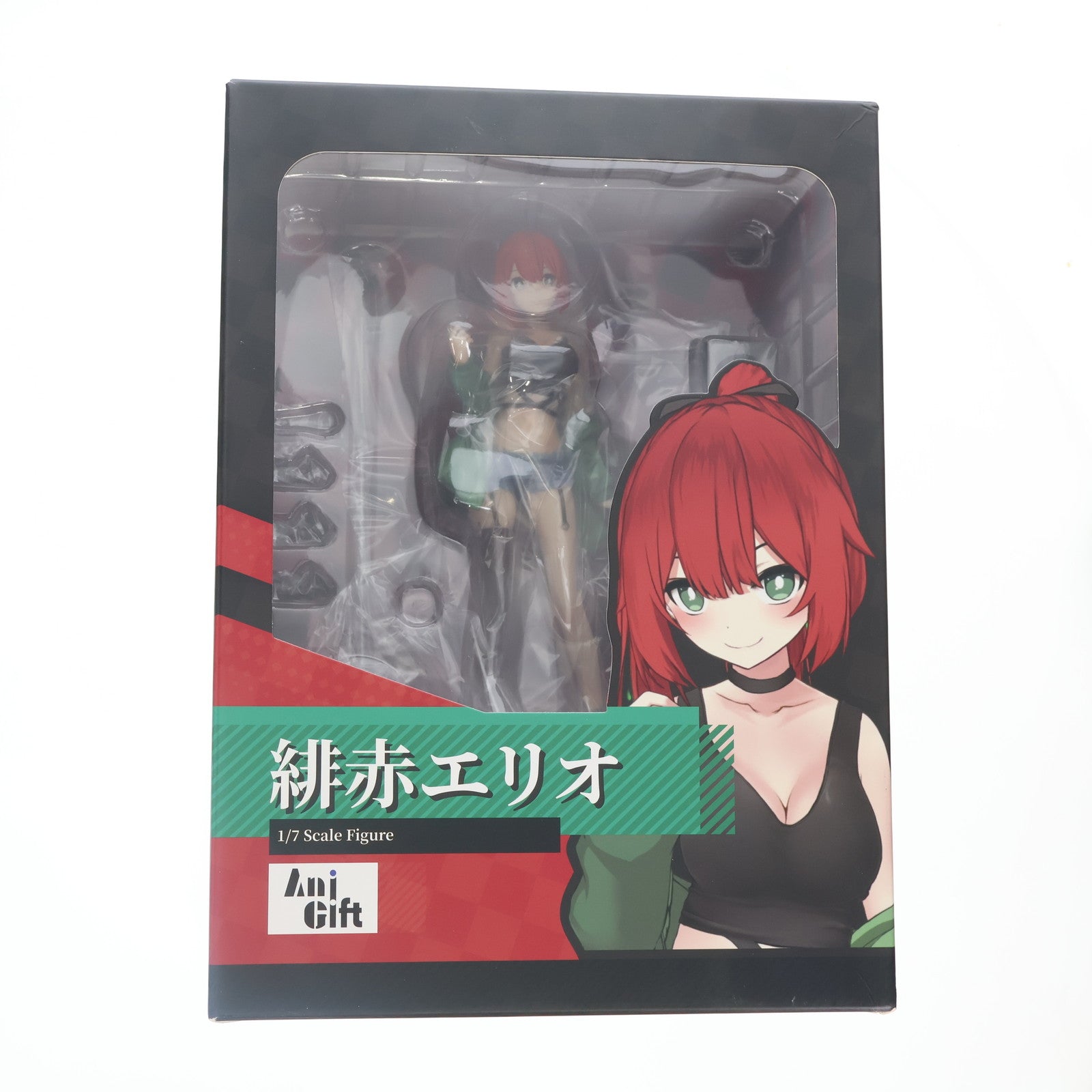 【中古即納】[FIG] あみあみ限定 バーチャルユーチューバー 緋赤エリオ(ひせきえりお) バーチャルYouTuber 1/7 完成品 フィギュア AniGift(アニギフト)(20211230)