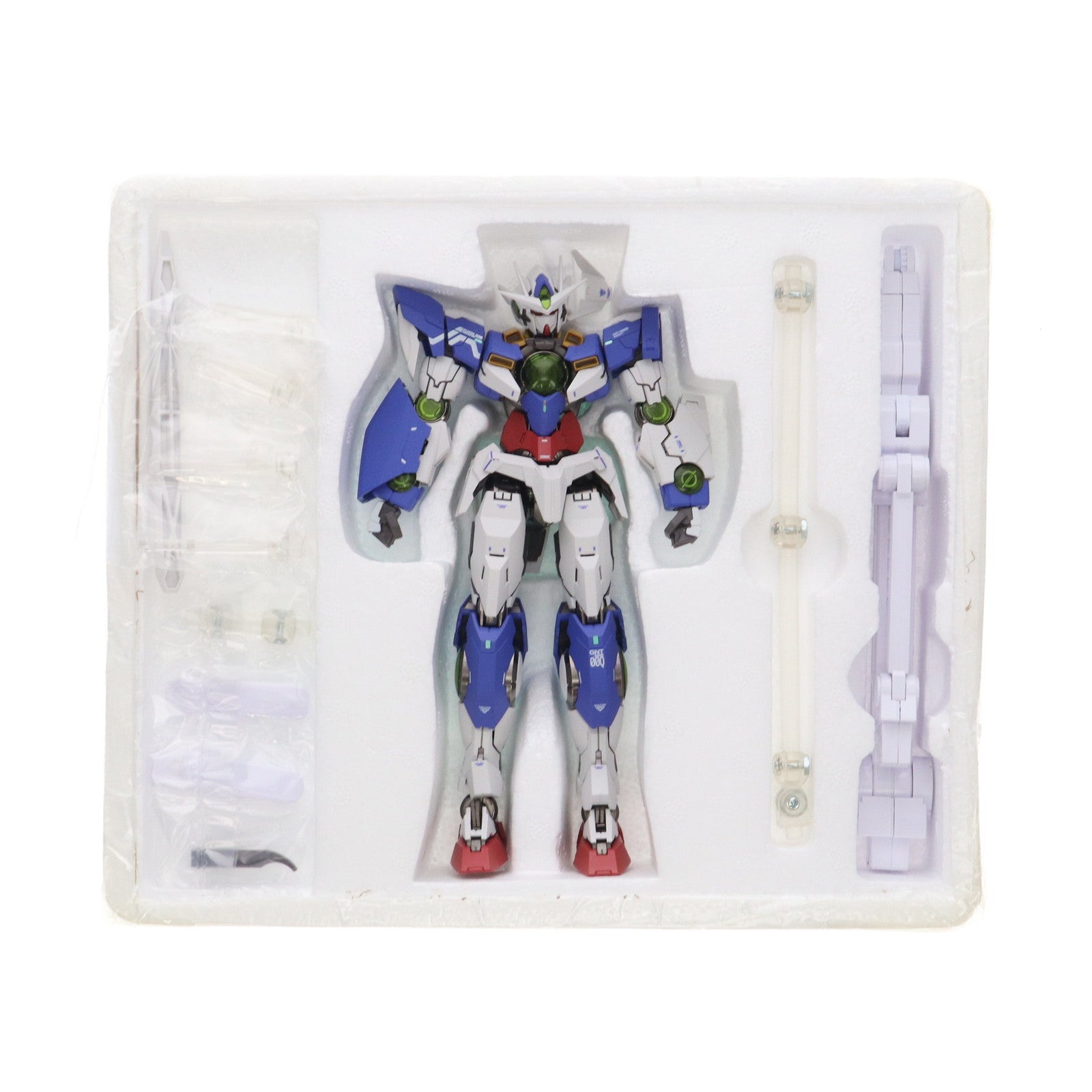 【中古即納】[FIG] METAL BUILD ダブルオークアンタ 劇場版 機動戦士ガンダム00(ダブルオー) -A wakening of the Trailblazer- 完成品 可動フィギュア バンダイ(20171209)