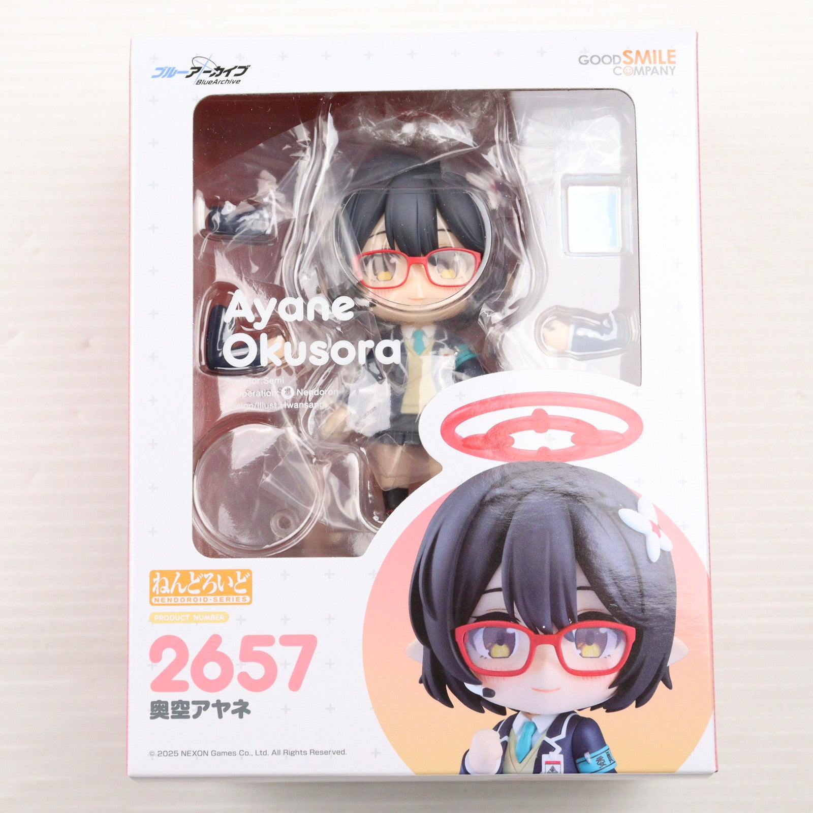 【中古即納】[FIG] ねんどろいど 2657 奥空アヤネ(おくそらあやね) ブルーアーカイブ -Blue Archive- 完成品 可動フィギュア グッドスマイルカンパニー(20250522)