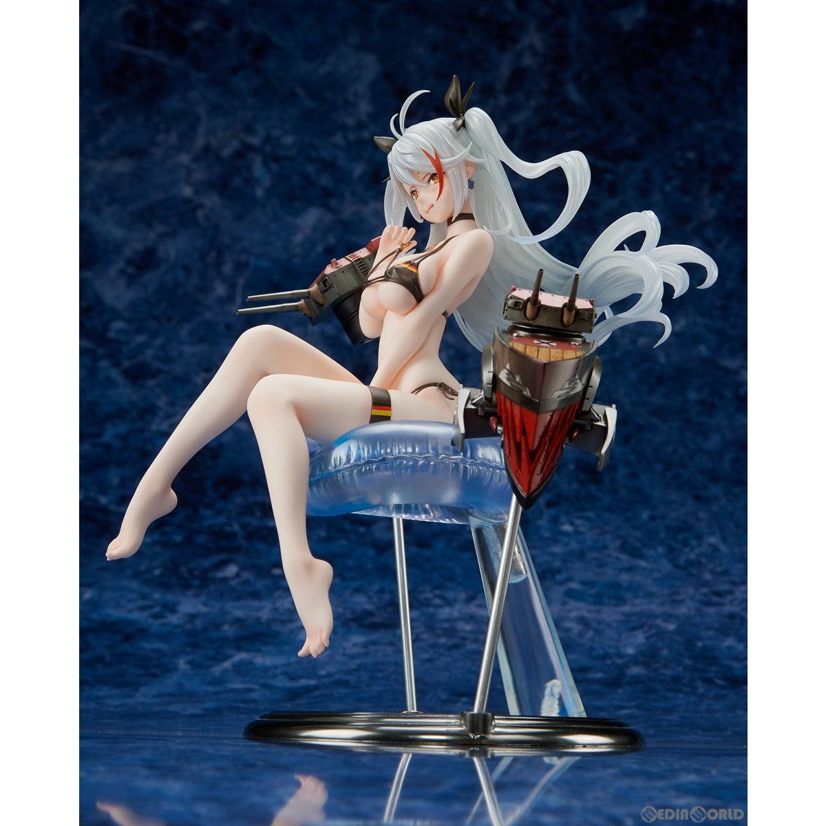 【中古即納】[FIG] (再販) ドリームテック プリンツ・オイゲン【色褪せないエガオ】 アズールレーン 1/8 完成品 フィギュア(DT-206) ウェーブ(WAVE)(20230716)