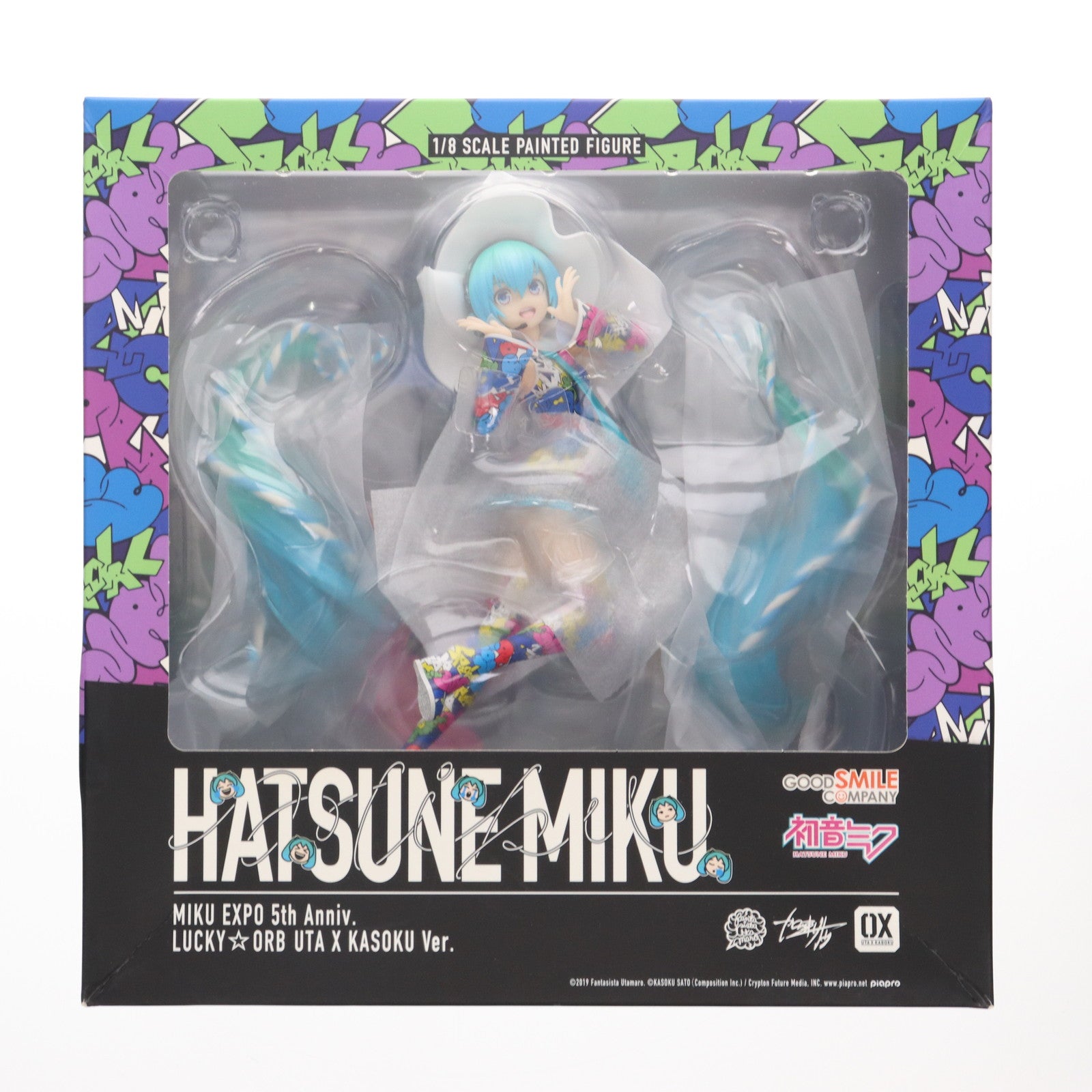 【中古即納】[FIG] 初音ミク MIKU EXPO 5th Anniv. / Lucky☆Orb: UTA X KASOKU Ver. キャラクター・ボーカル・シリーズ01 初音ミク 1/8 完成品 フィギュア グッドスマイルカンパニー(20221128)