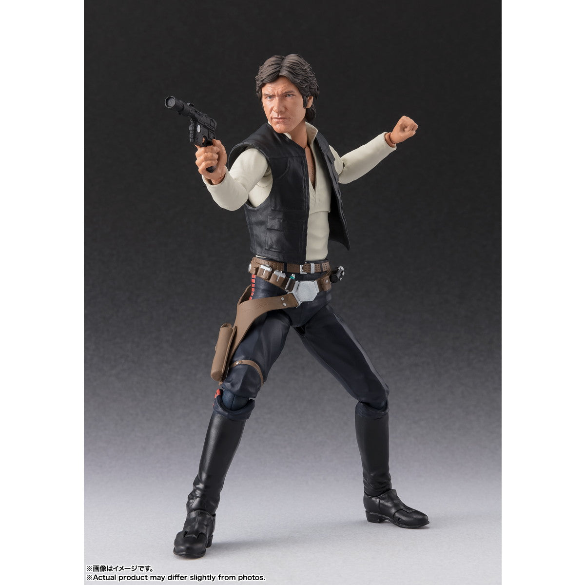 【中古即納】[FIG] S.H.Figuarts(フィギュアーツ) ハン・ソロ -Classic Ver.-(STAR WARS: A New Hope) スター・ウォーズ エピソード4/新たなる希望 完成品 可動フィギュア バンダイスピリッツ(20250315)