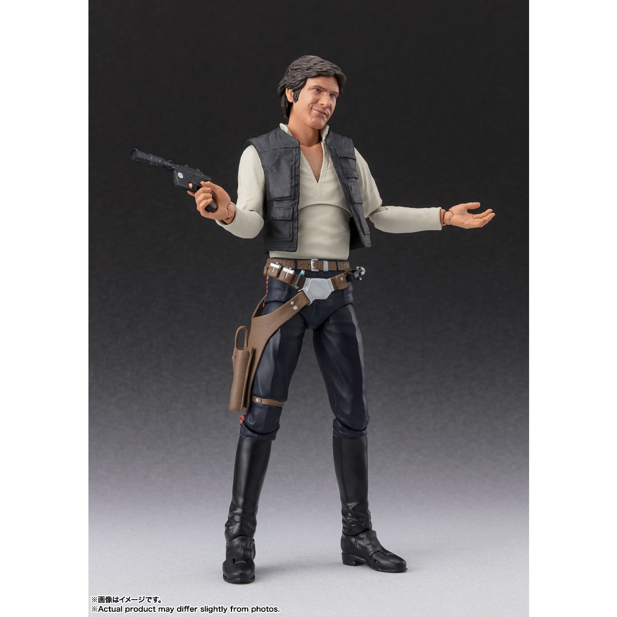 【中古即納】[FIG] S.H.Figuarts(フィギュアーツ) ハン・ソロ -Classic Ver.-(STAR WARS: A New Hope) スター・ウォーズ エピソード4/新たなる希望 完成品 可動フィギュア バンダイスピリッツ(20250315)