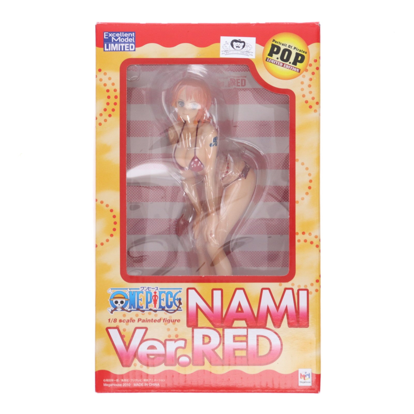 【中古即納】[FIG] Portrait.Of.Pirates P.O.P LIMITED EDITION ナミ Ver.RED ONE PIECE(ワンピース) 1/8 完成品 フィギュア メガハウス(20101212)