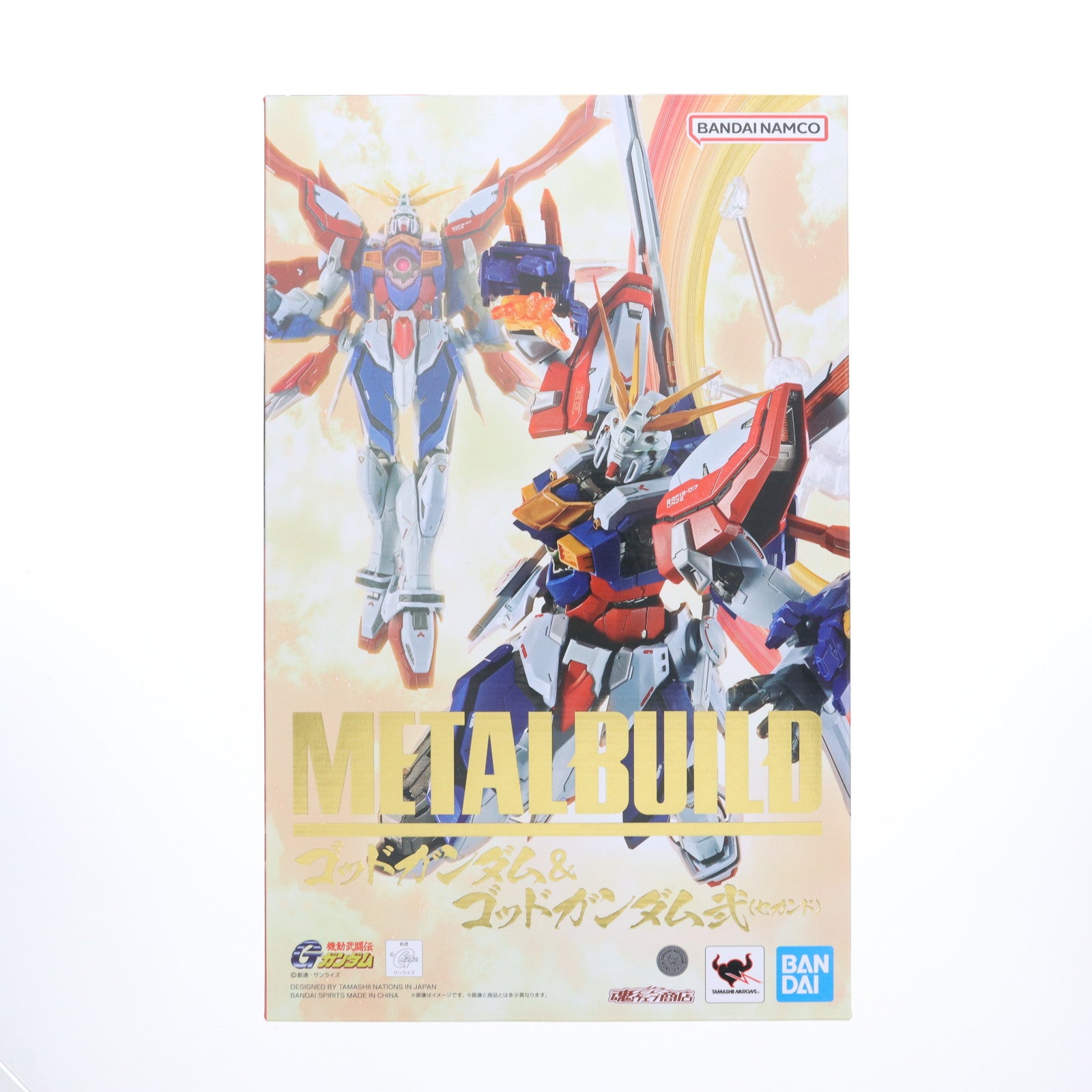 【中古即納】[FIG] 魂ウェブ商店限定 METAL BUILD ゴッドガンダム&ゴッドガンダム弐(セカンド) 機動武闘伝Gガンダム 完成品 可動フィギュア バンダイスピリッツ(20250825)